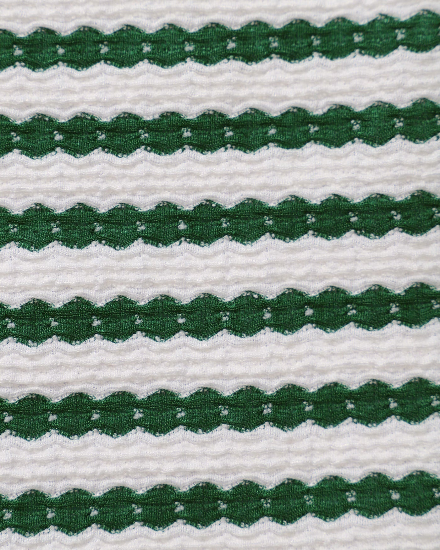 Bikini de Rayas con Aros — Verde