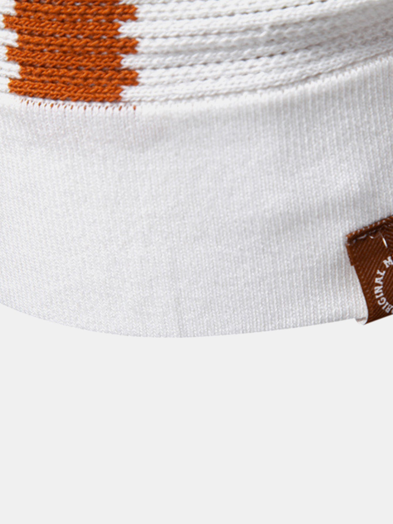 Camisa Polo de Punto a Rayas con Cuello en V y Pantalones de Lino de Pierna Recta