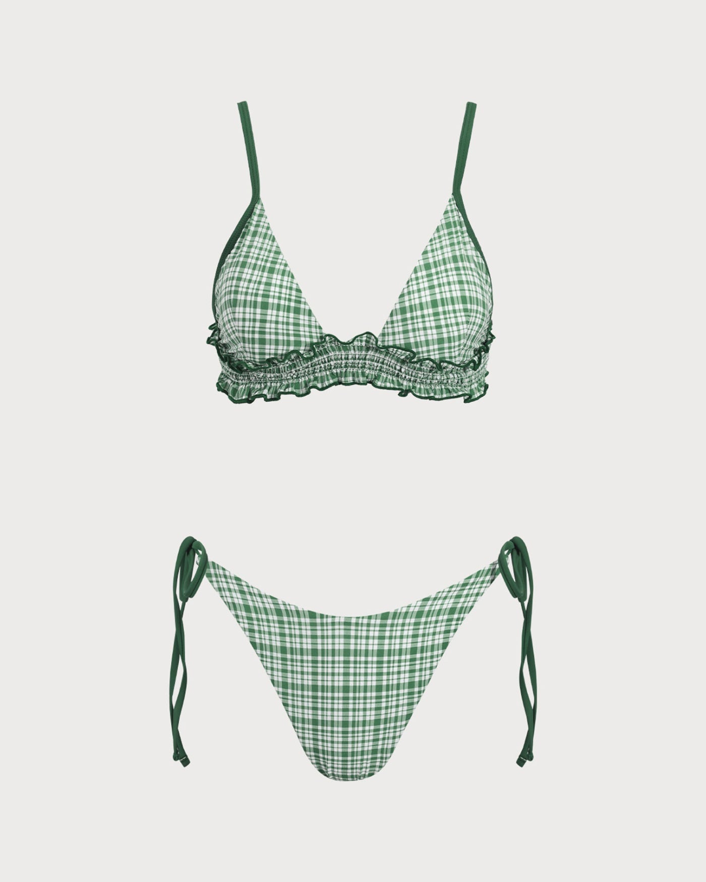 Bikini de Cuadros — Verde