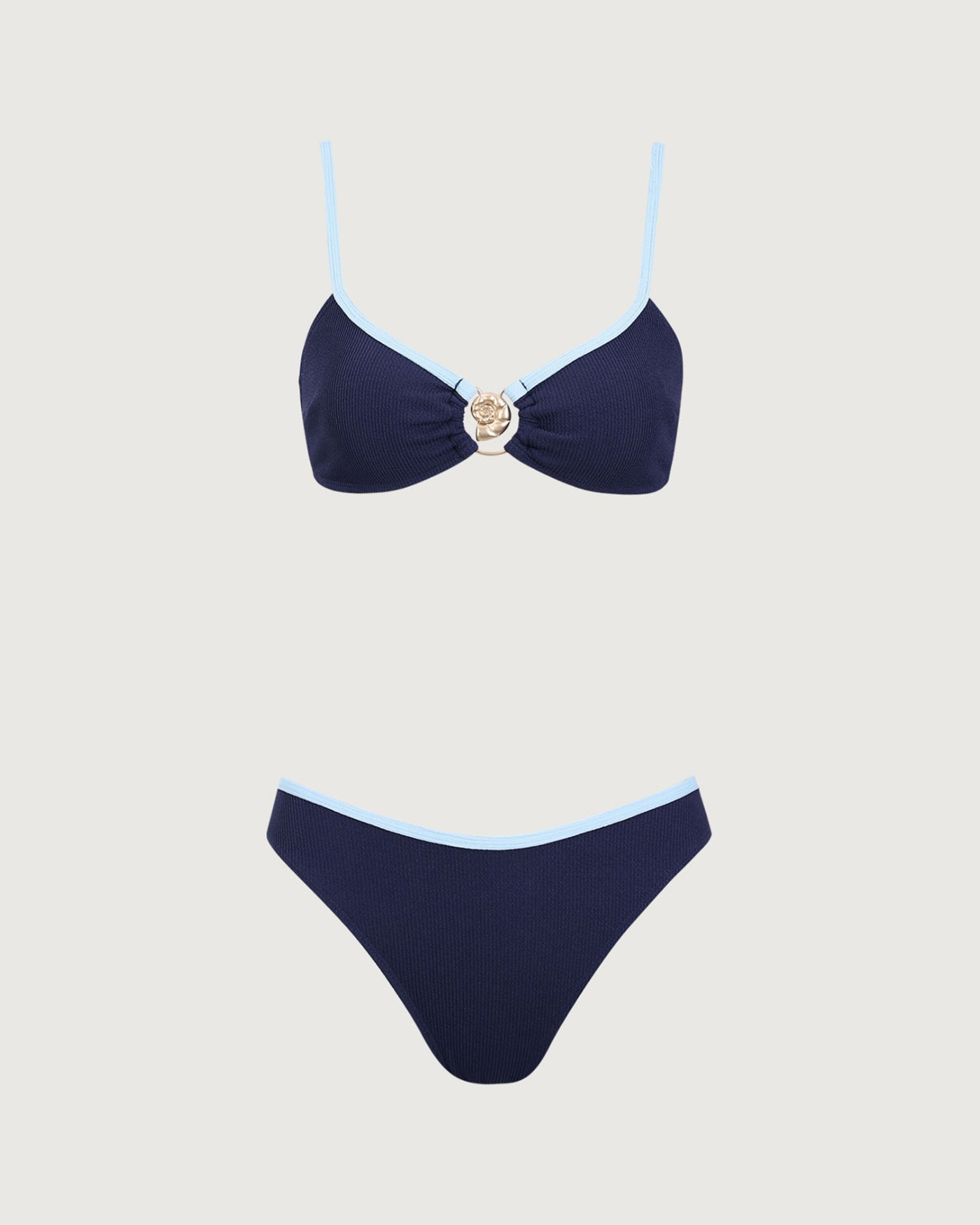 Bikini Escote U — Azul