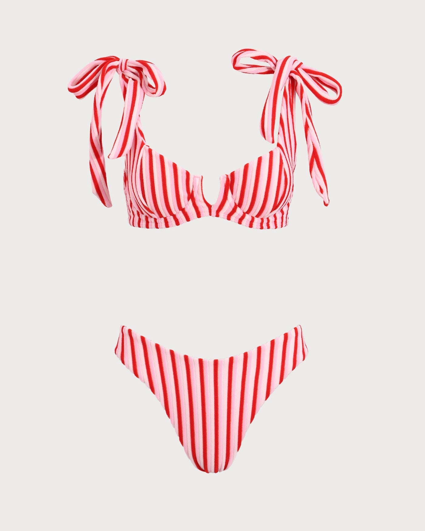 Bikini de Rayas — Rosa