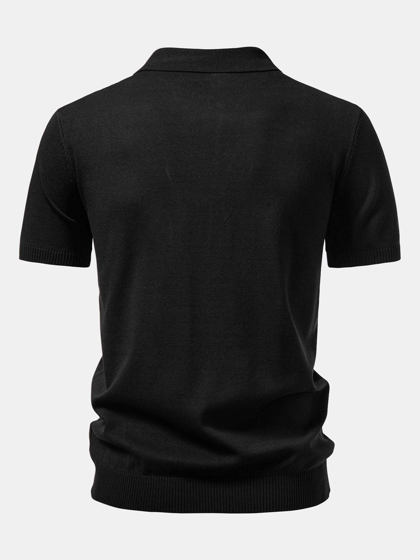 Camisa Polo de punto Jacquard con cremallera Twist
