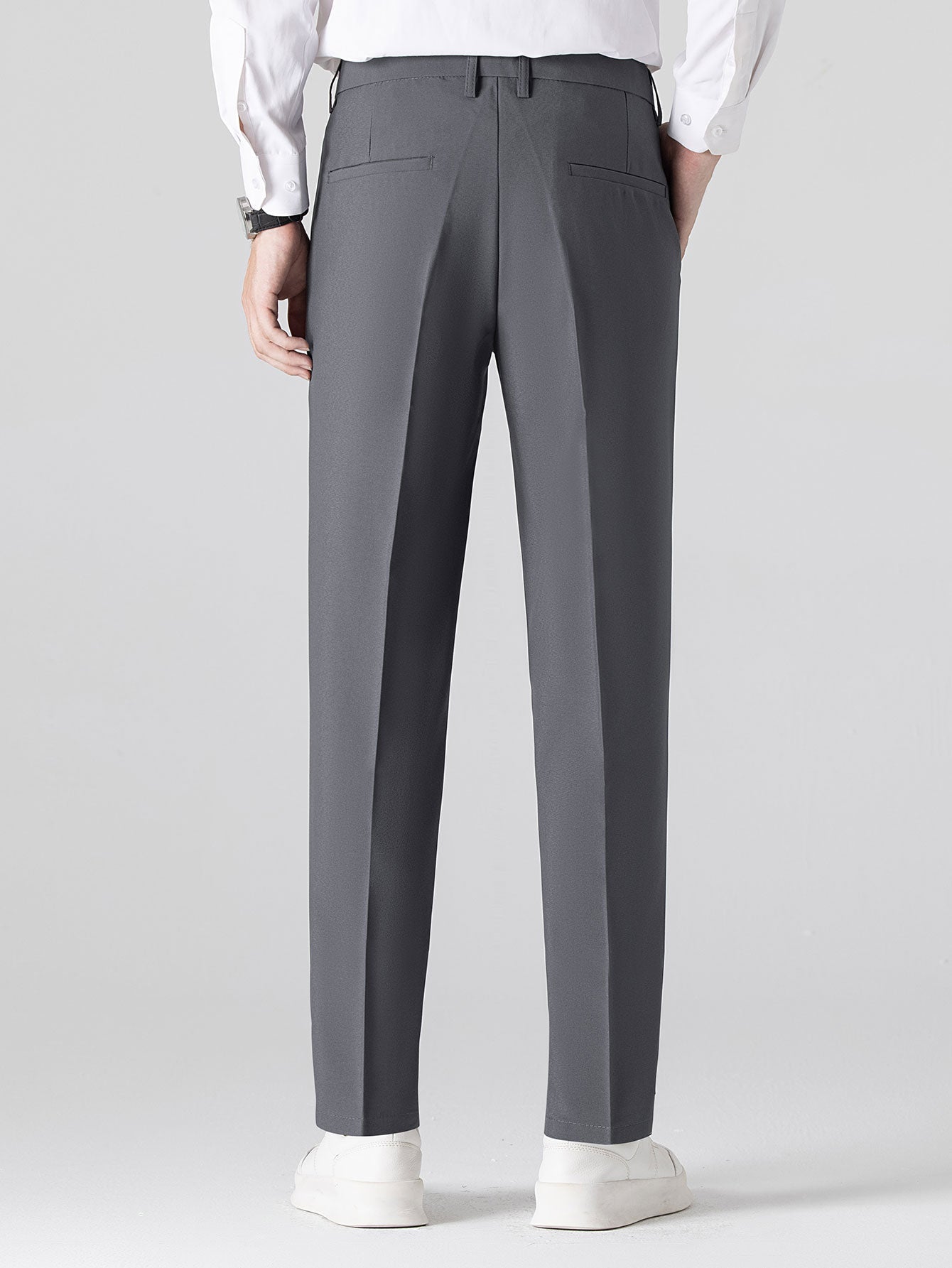 Camisa Polo de punto con degradado a rayas y pantalones ajustados de corte cónico
