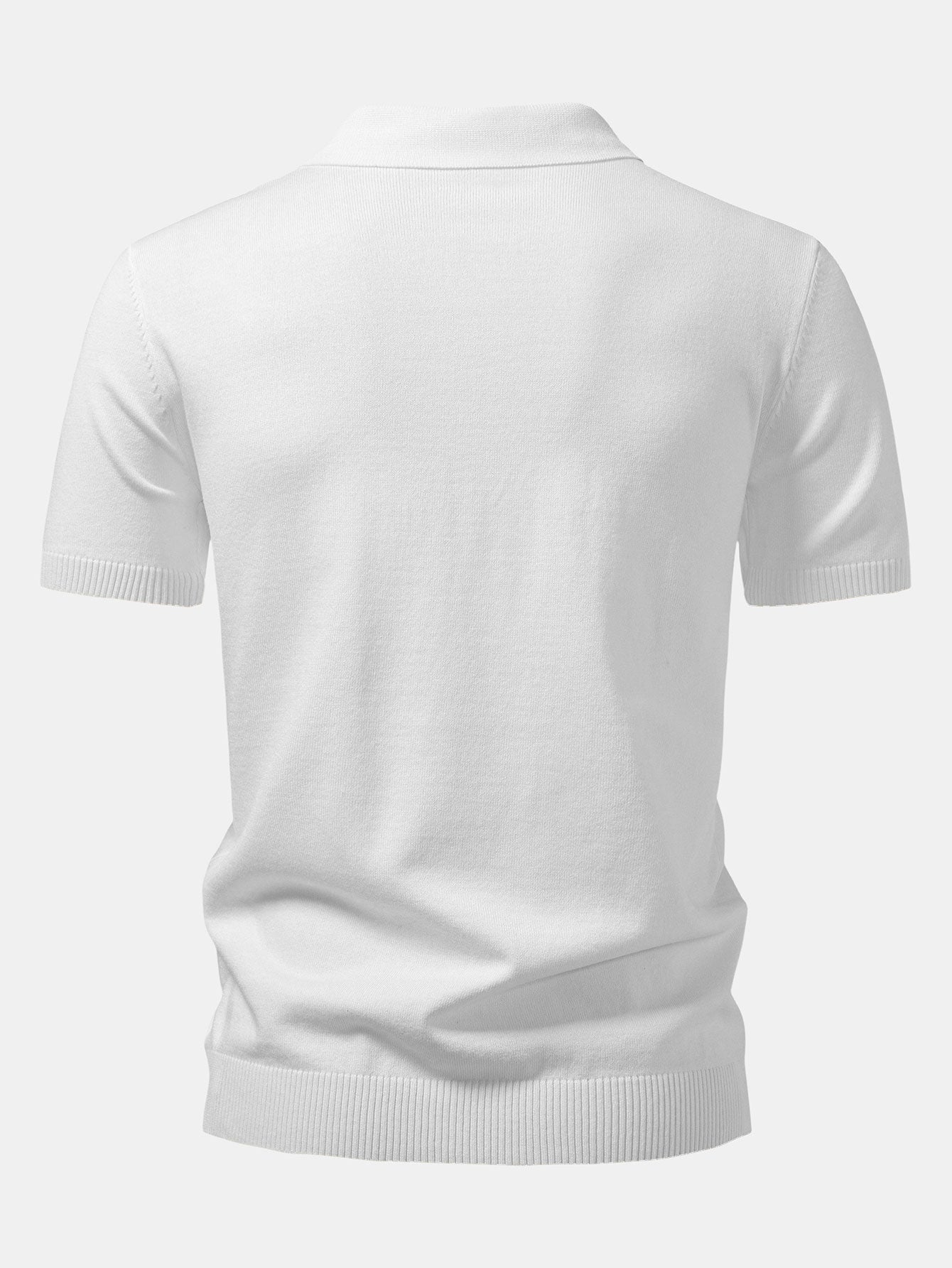 Camisa Polo de punto Jacquard con cremallera Twist