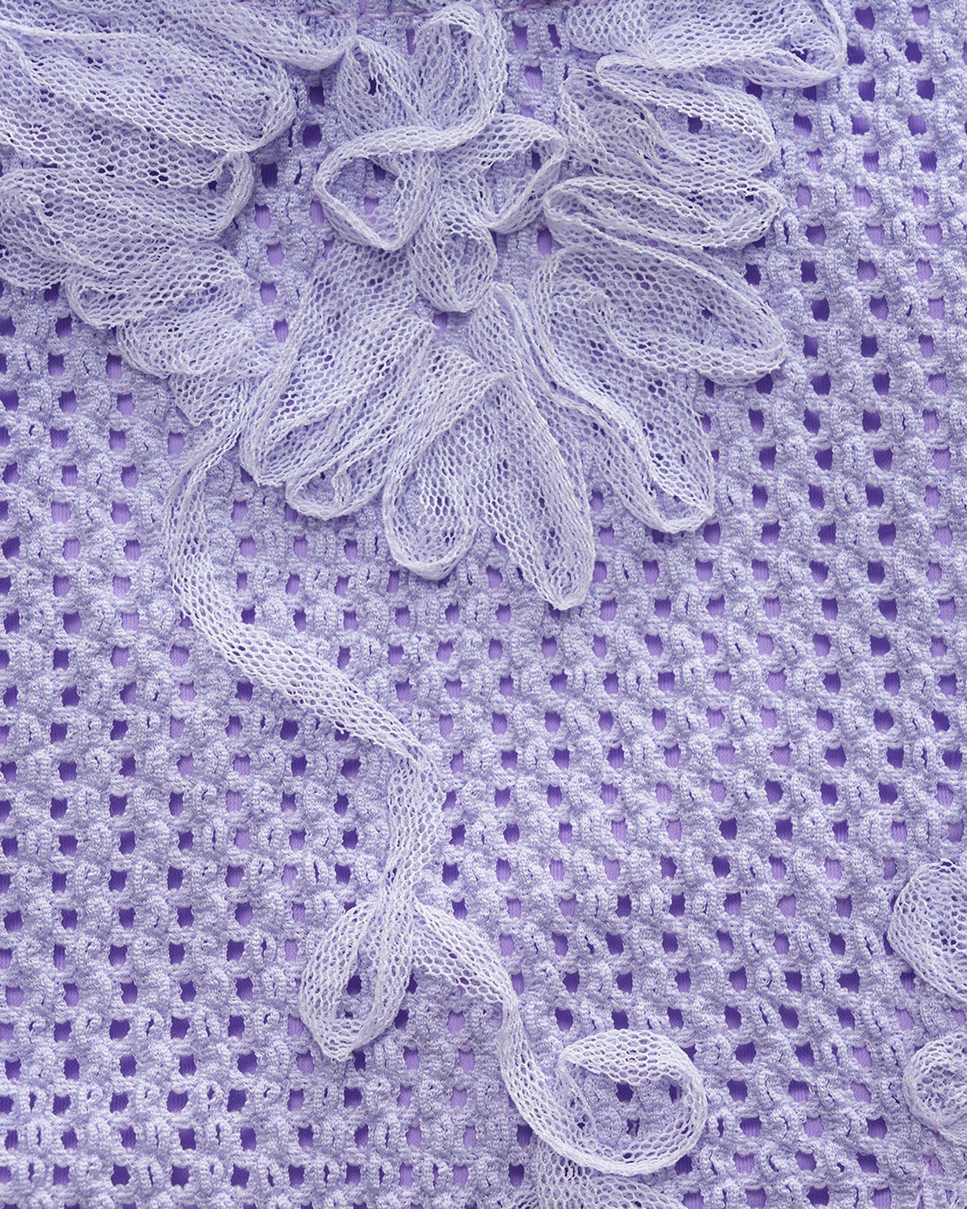 Bikini Jacquard Halter — Morado