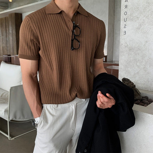 Polo de Punto — Marrón