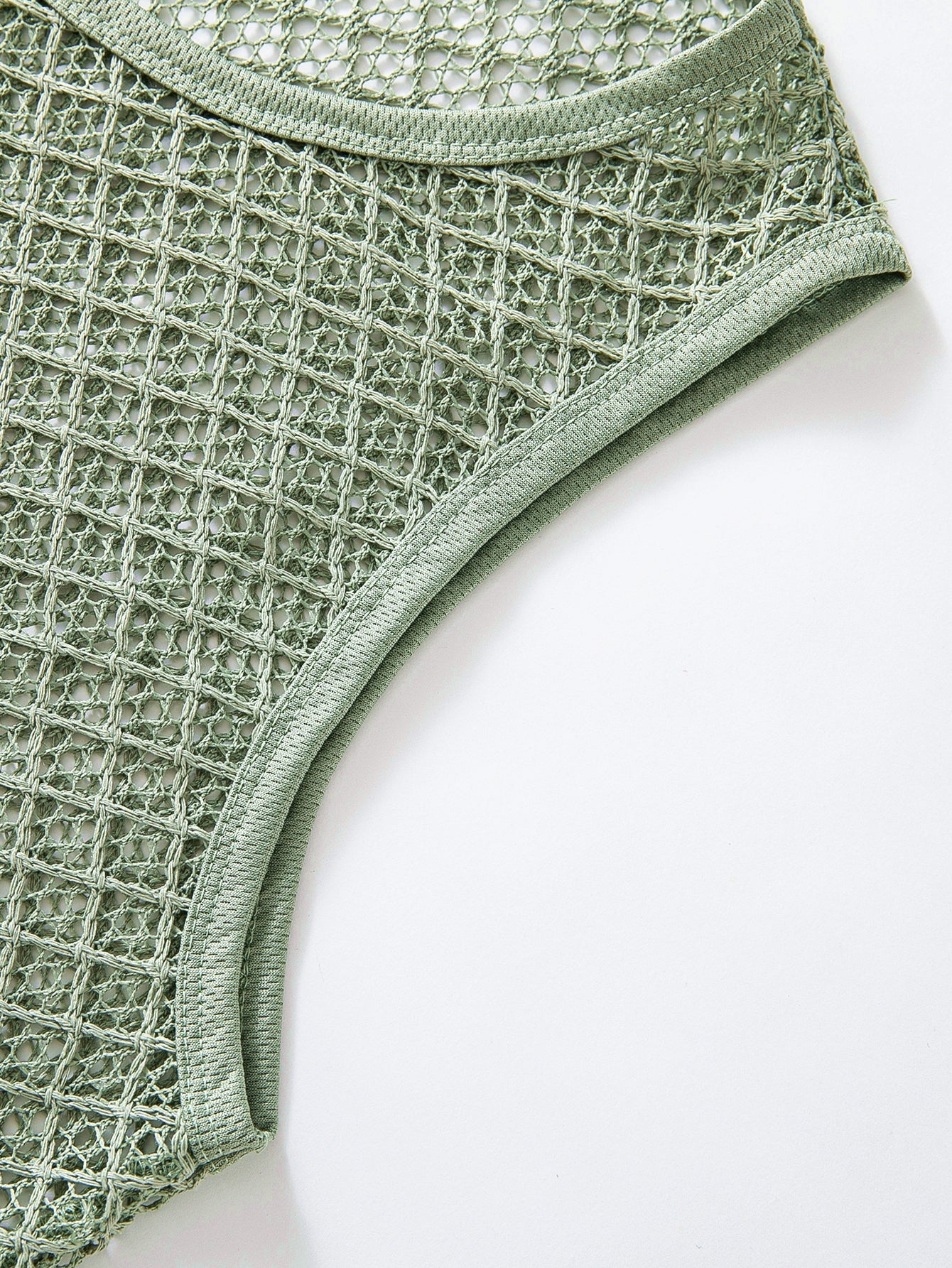 Open Knit Tank Top