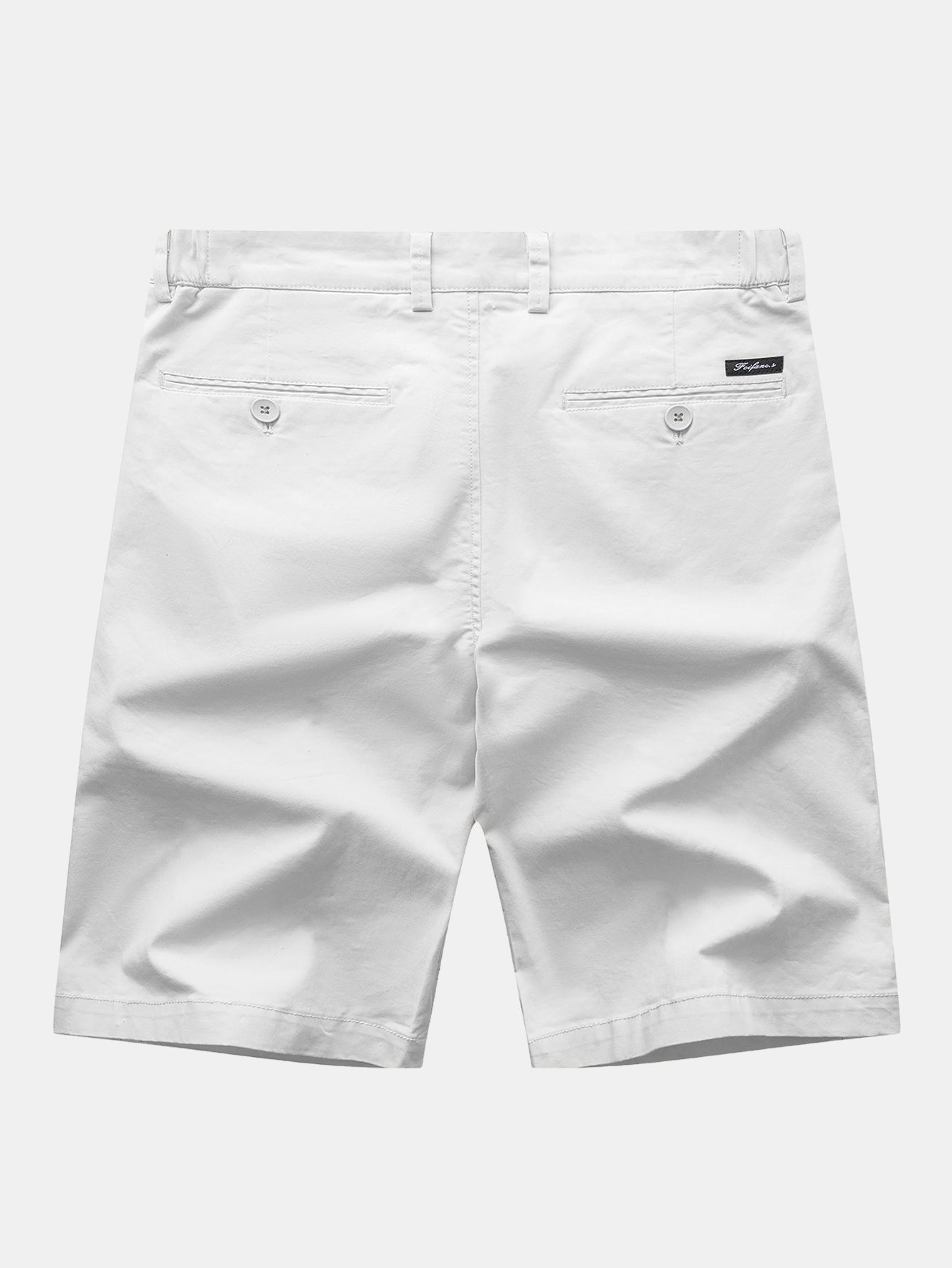 Camisa Polo de punto con contraste de textura y pantalones cortos de algodón tipo chino