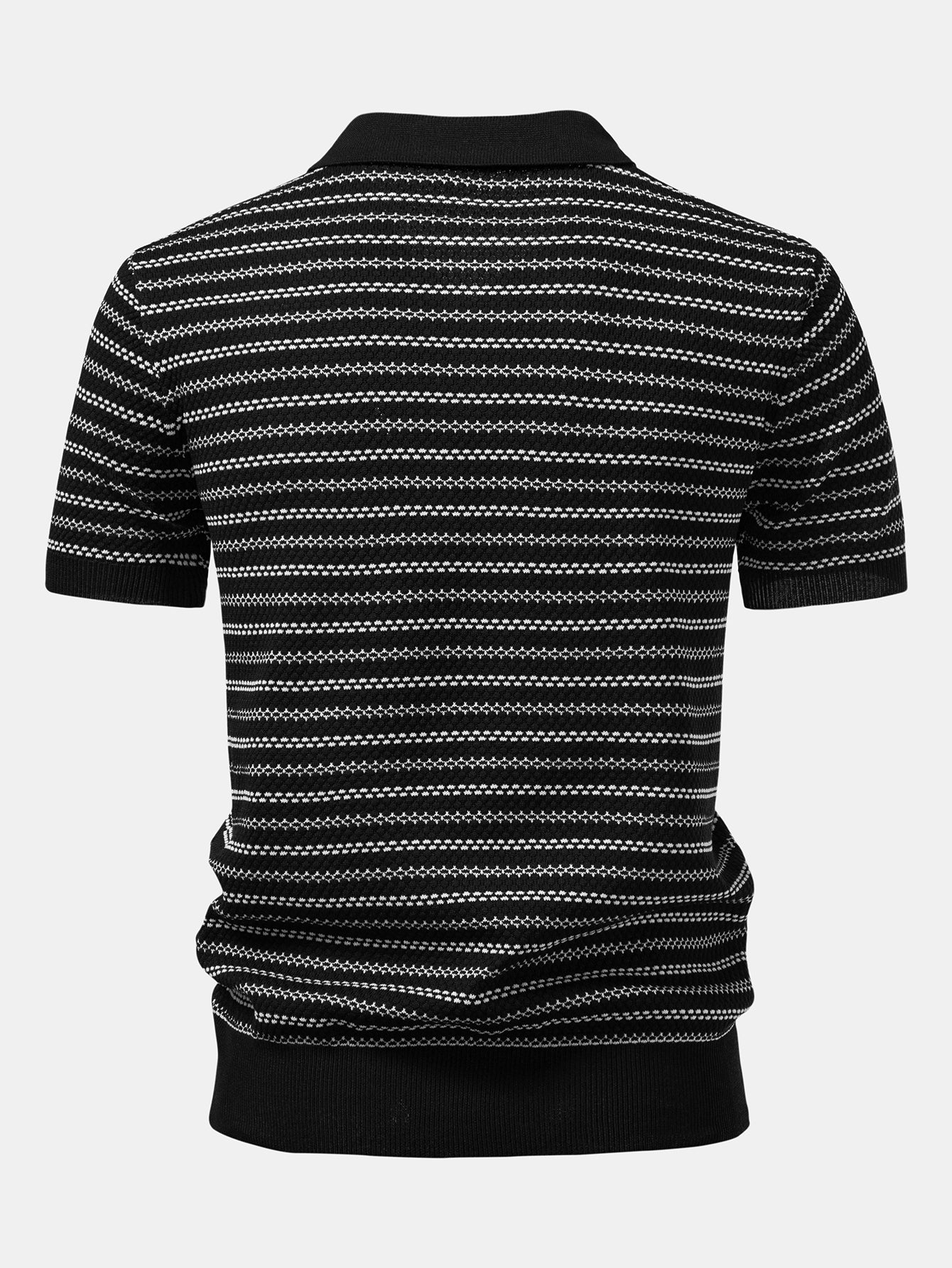 Camisa Polo de Punto a Rayas