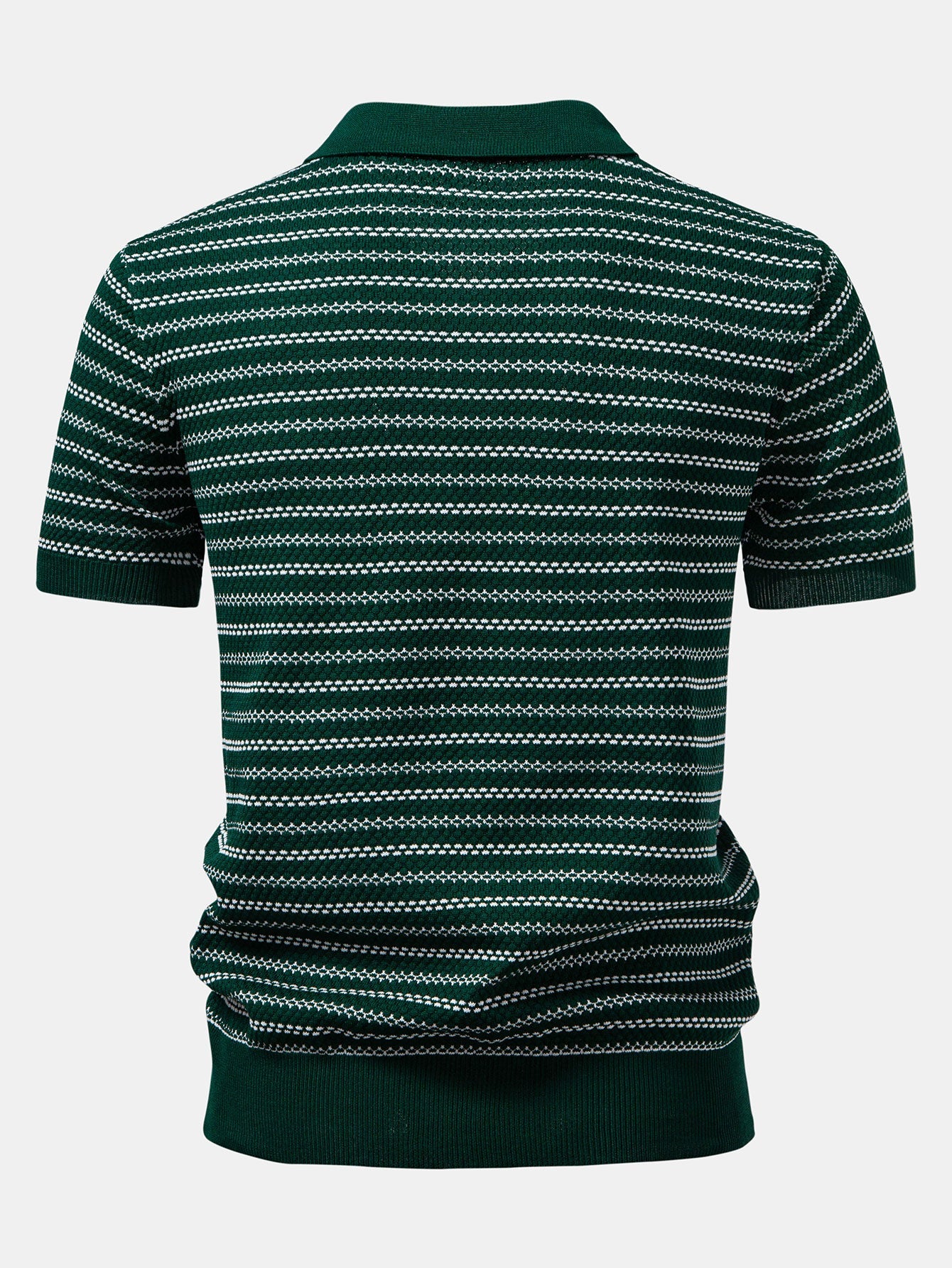 Camisa Polo de Punto a Rayas