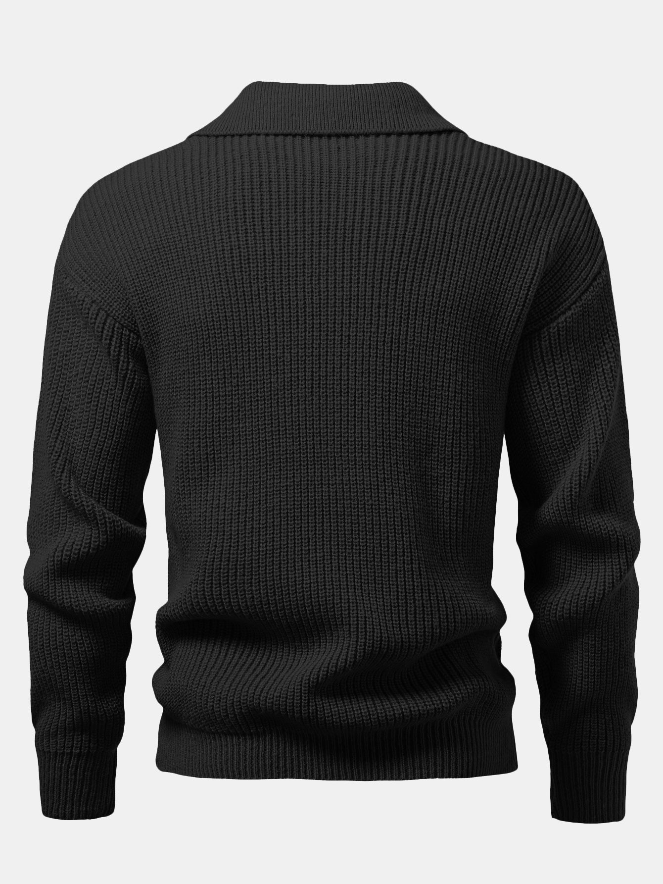 Camisa Polo de punto texturizado de manga larga