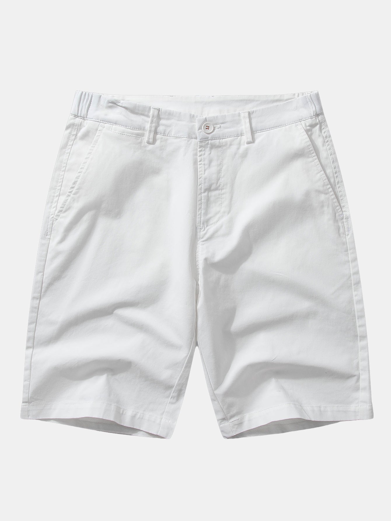 Camisa Polo de punto con contraste de textura y pantalones cortos de algodón tipo chino