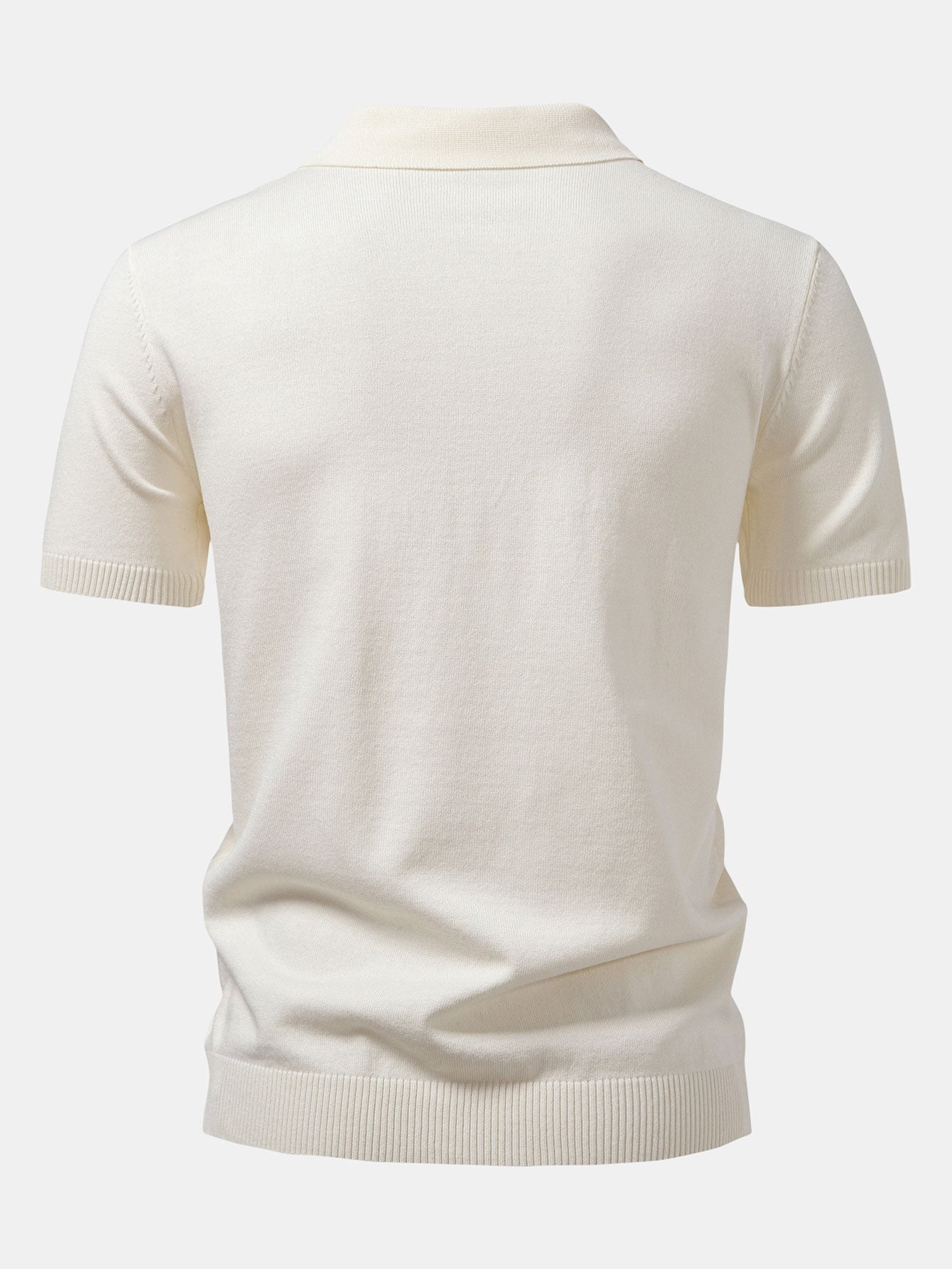 Camisa Polo de punto Jacquard con cremallera Twist