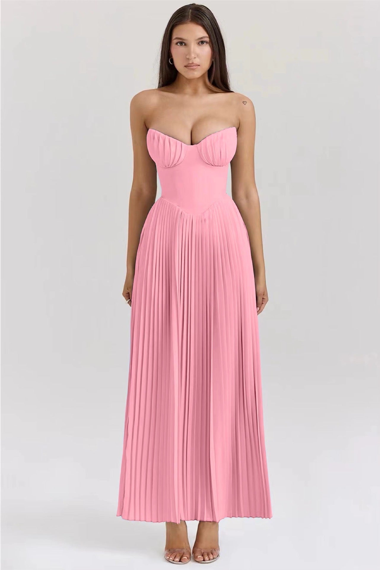 Vestido Maxi Aurora — Plisado Escultural