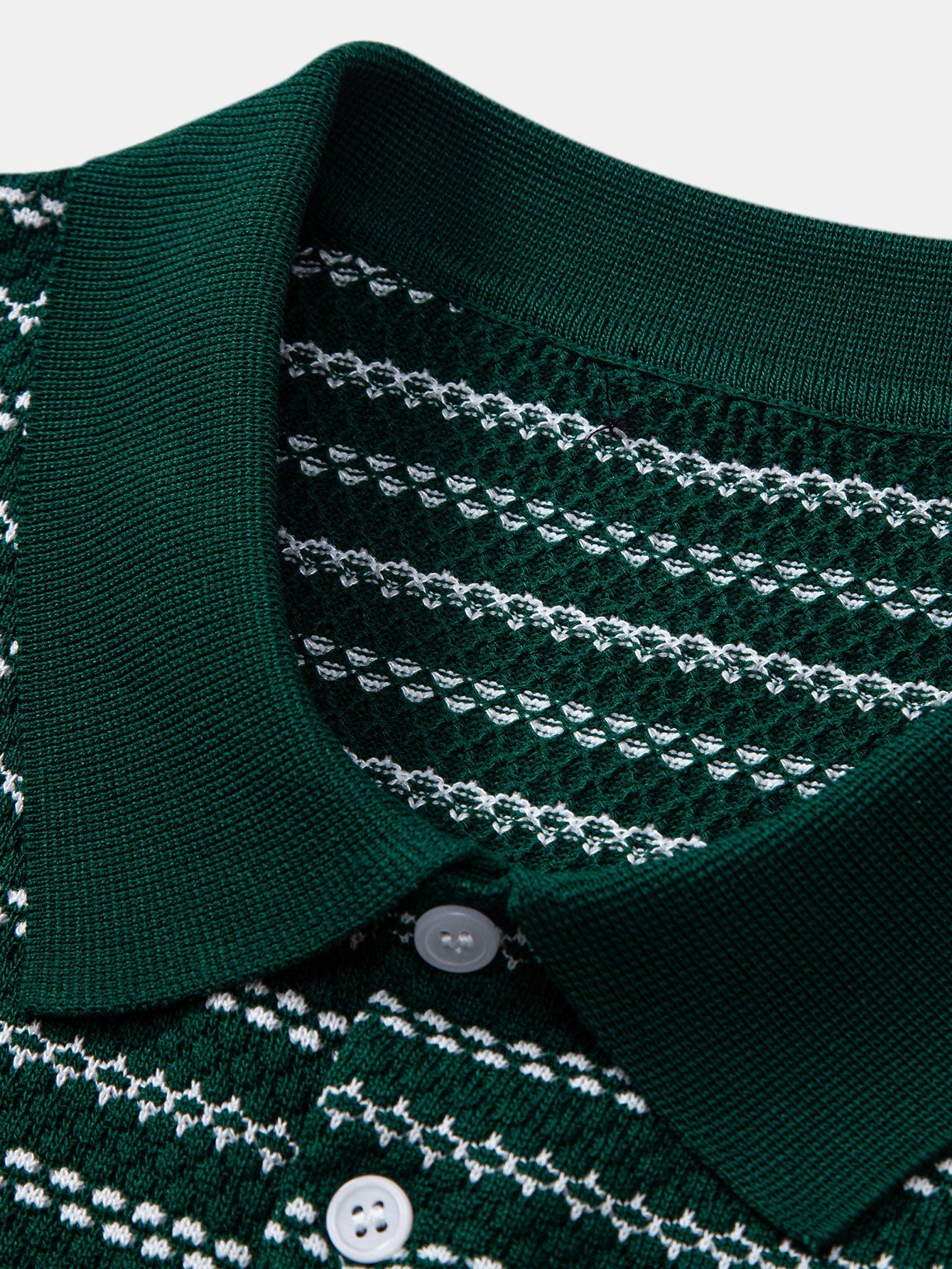 Camisa Polo de Punto a Rayas