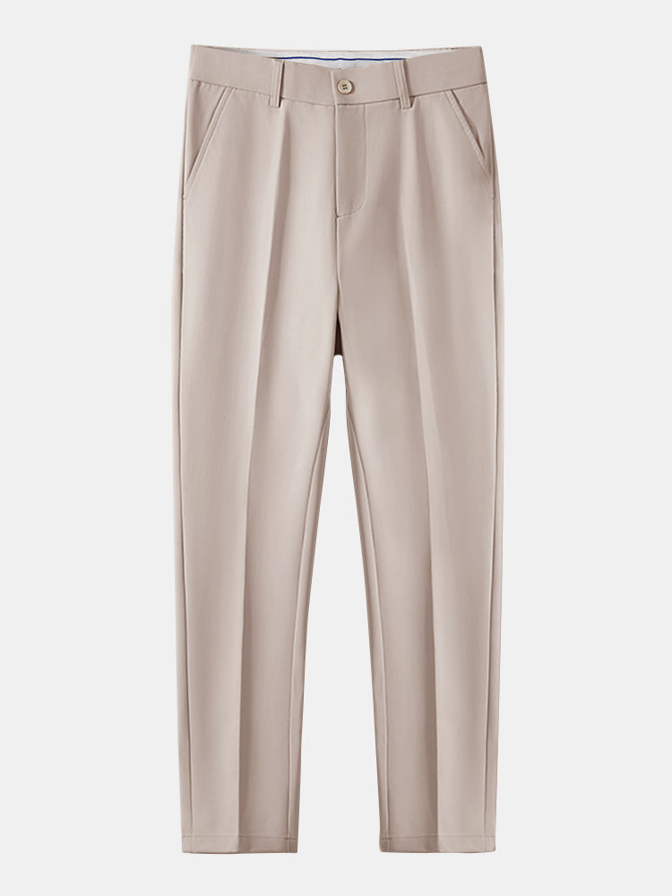 Camisa Polo de punto con degradado a rayas y pantalones ajustados de corte cónico