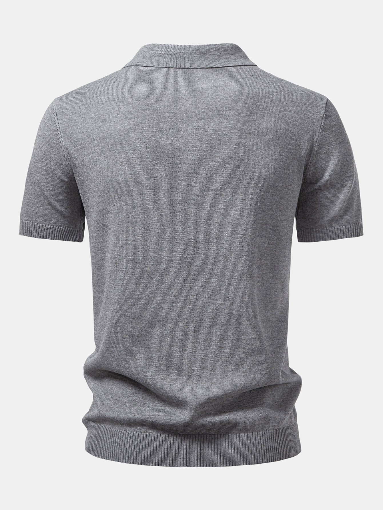 Camisa Polo de punto Jacquard con cremallera Twist