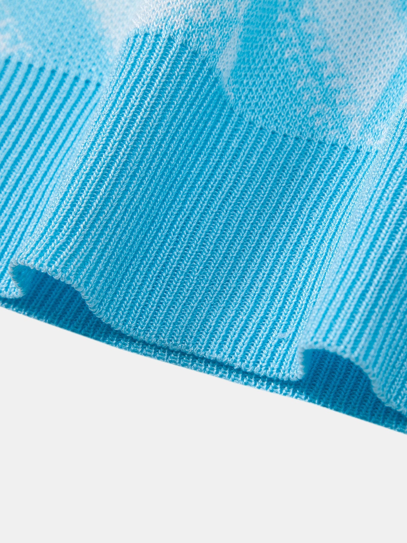 Camisa Polo de punto geométrico con cuello en V