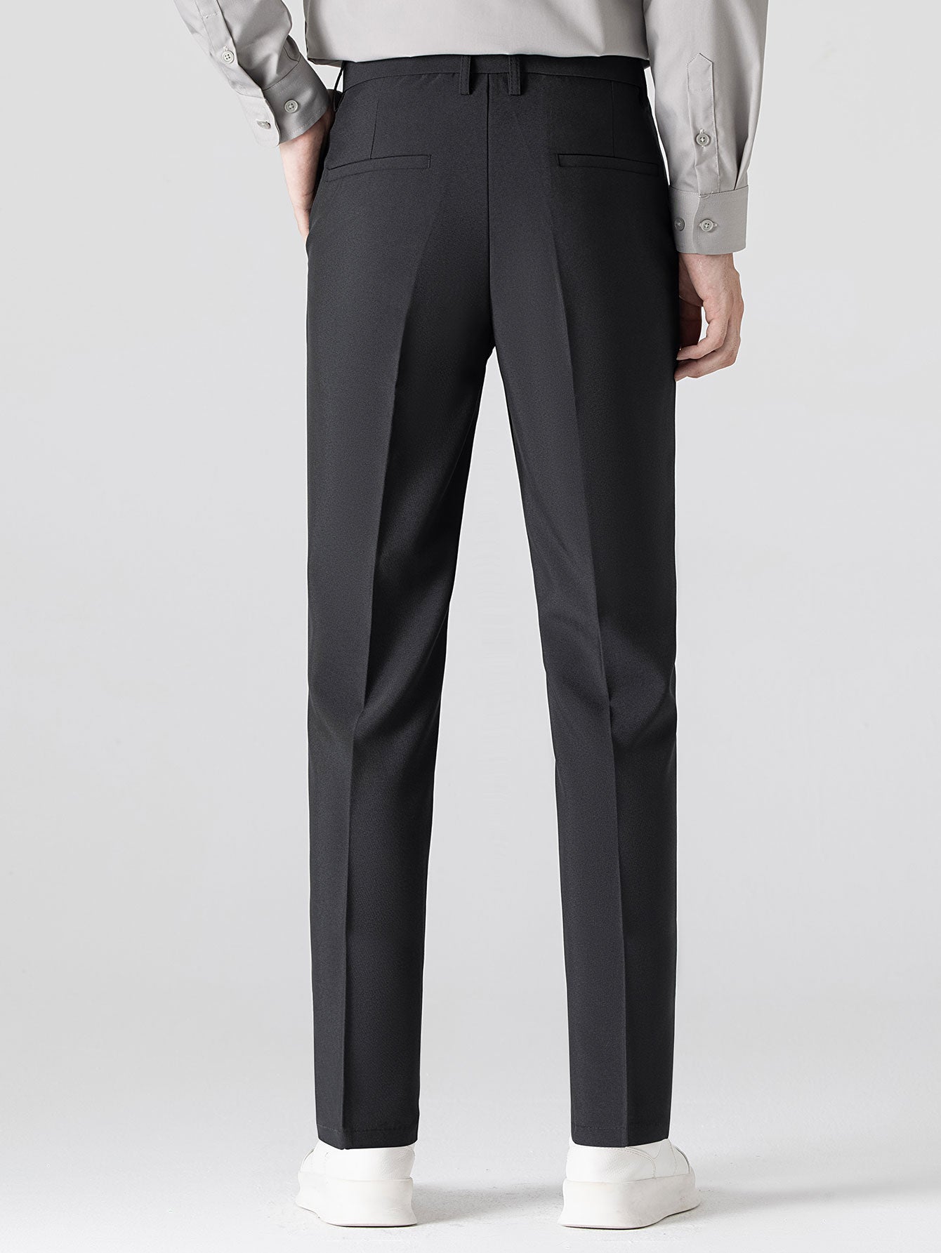 Camisa Polo de punto con contraste de textura y pantalones ajustados de corte cónico slim fit