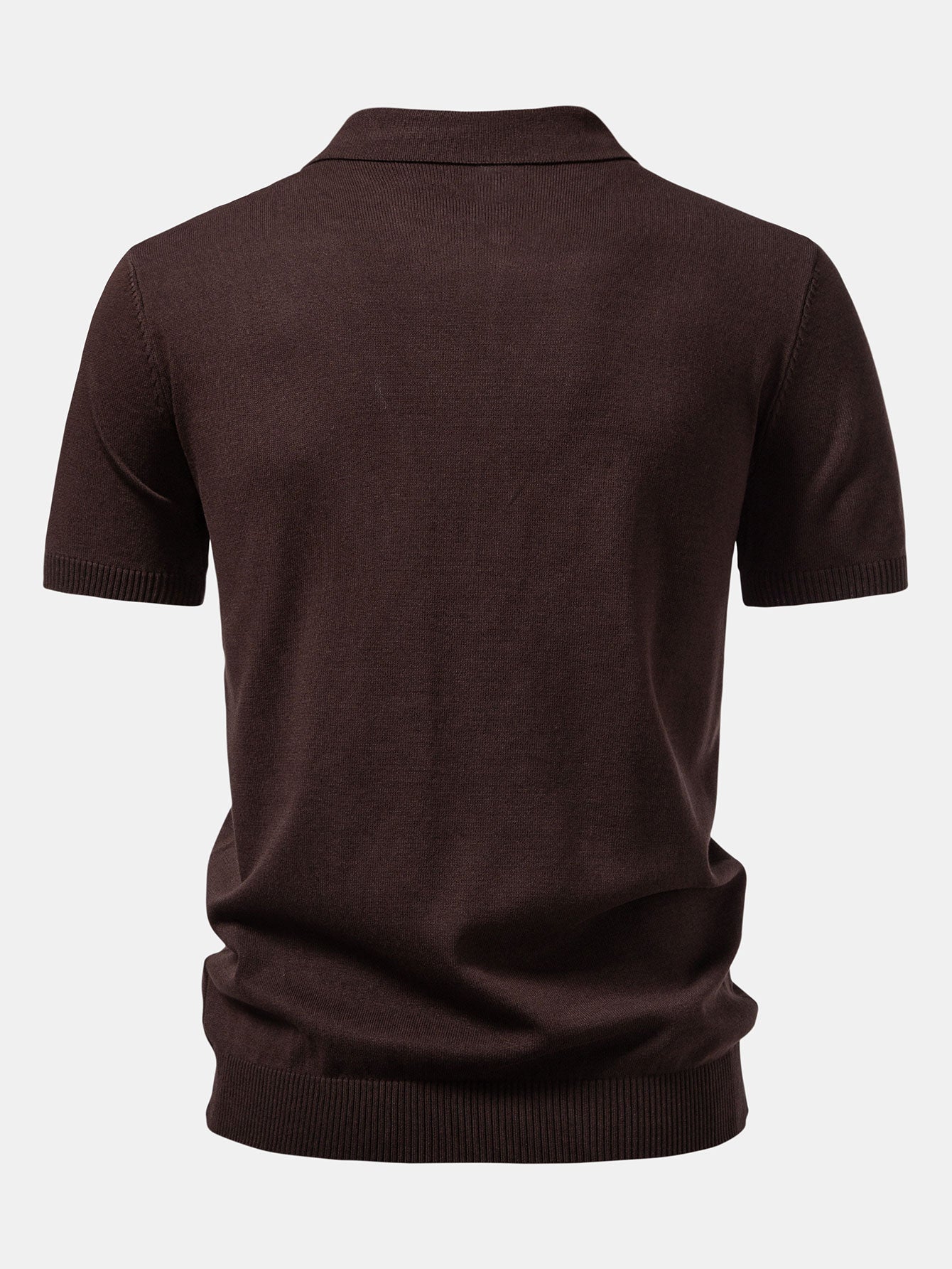 Camisa Polo de punto Jacquard con cremallera Twist