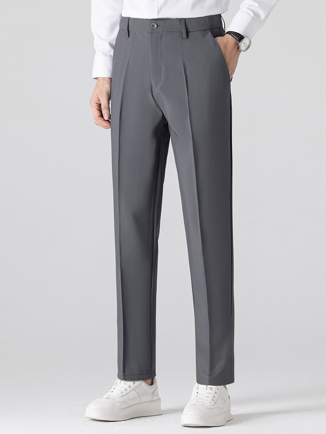 Pantalones ajustados cónicos