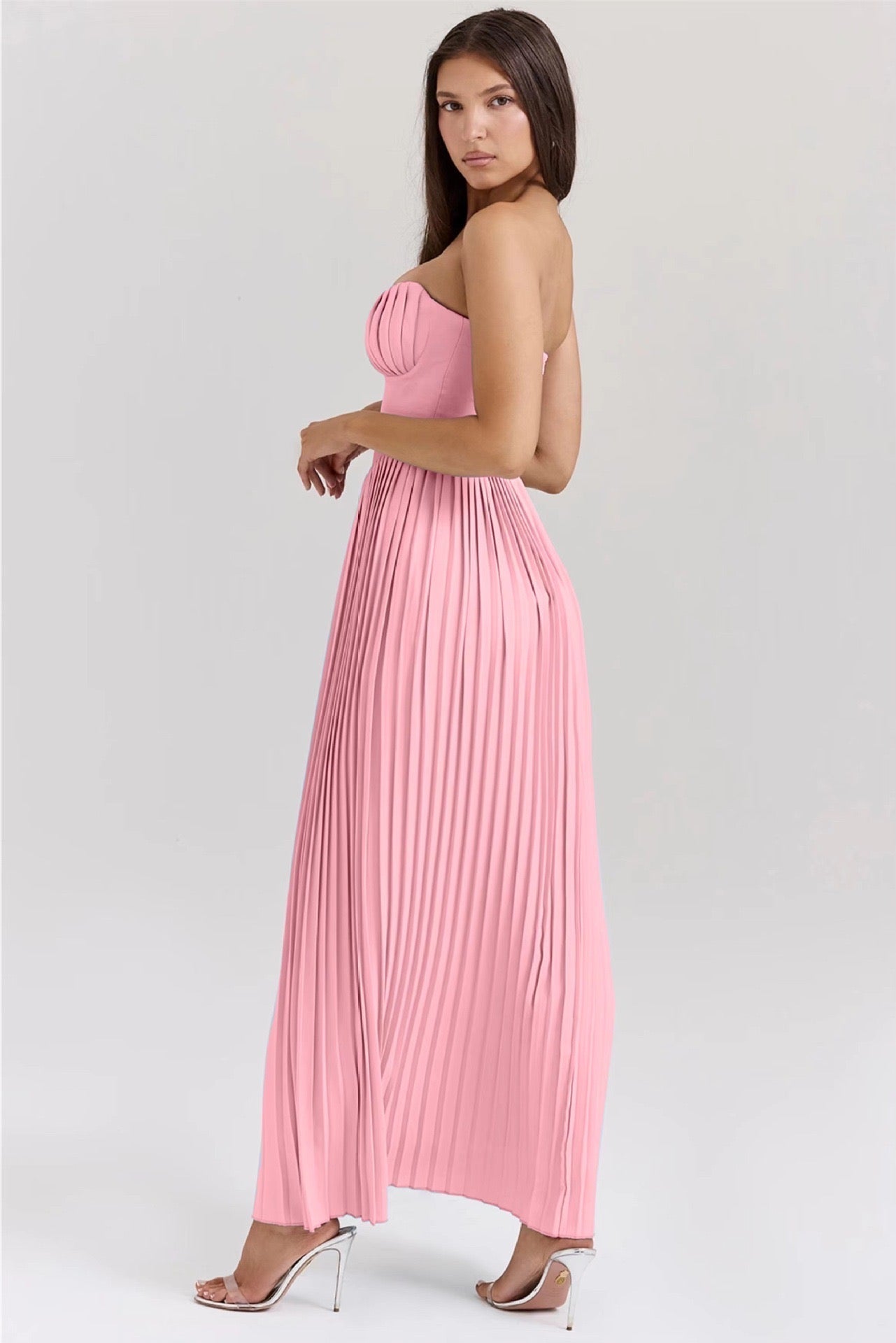 Vestido Maxi Aurora — Plisado Escultural