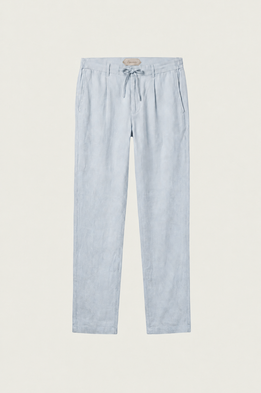 Pantalón de Lino — Azul Cielo