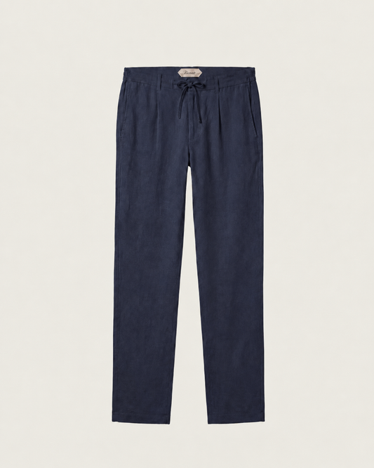 Pantalón de Lino — Azul Marino