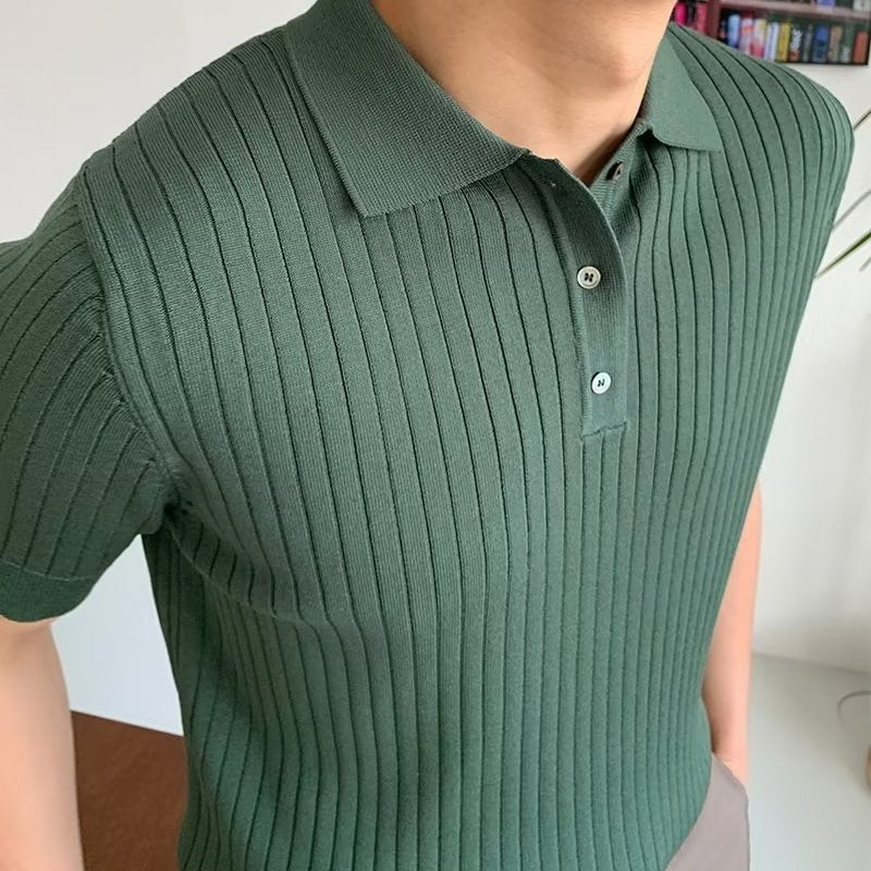 Polo de Punto — Marrón