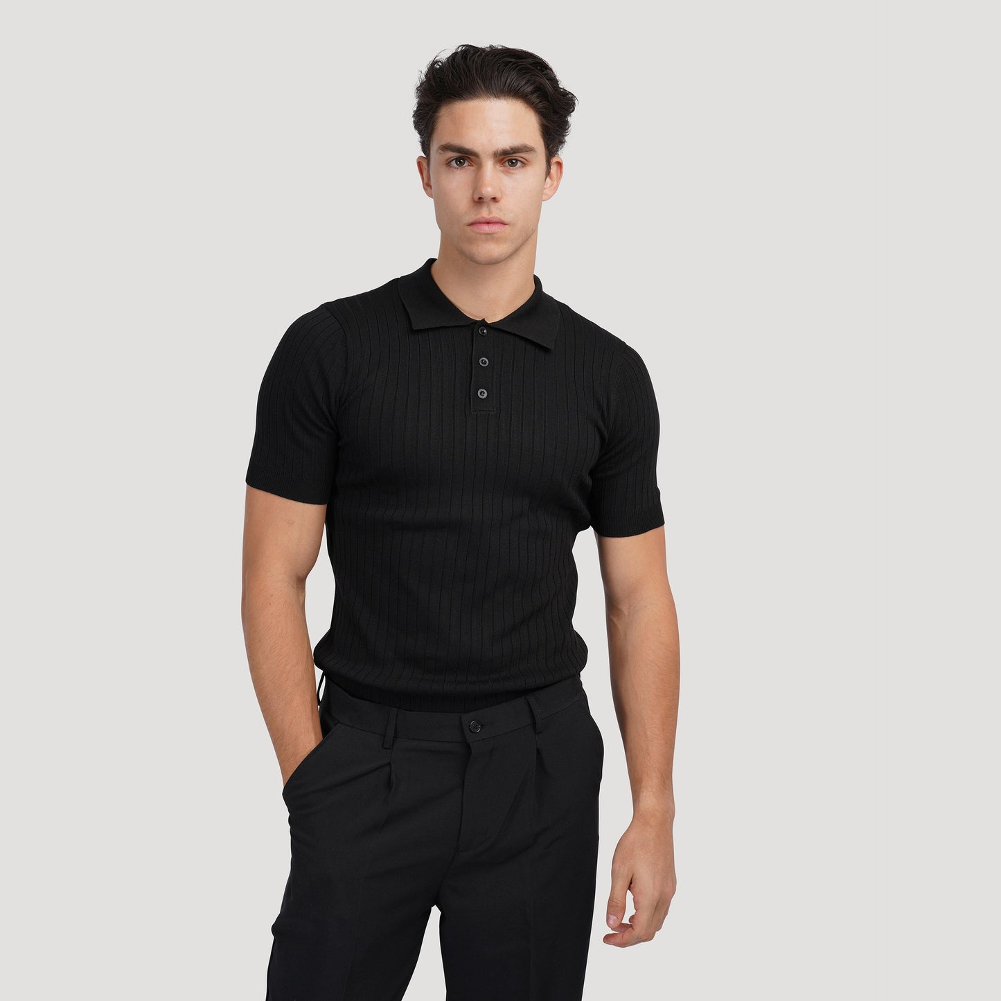 Polo de Punto — Marrón