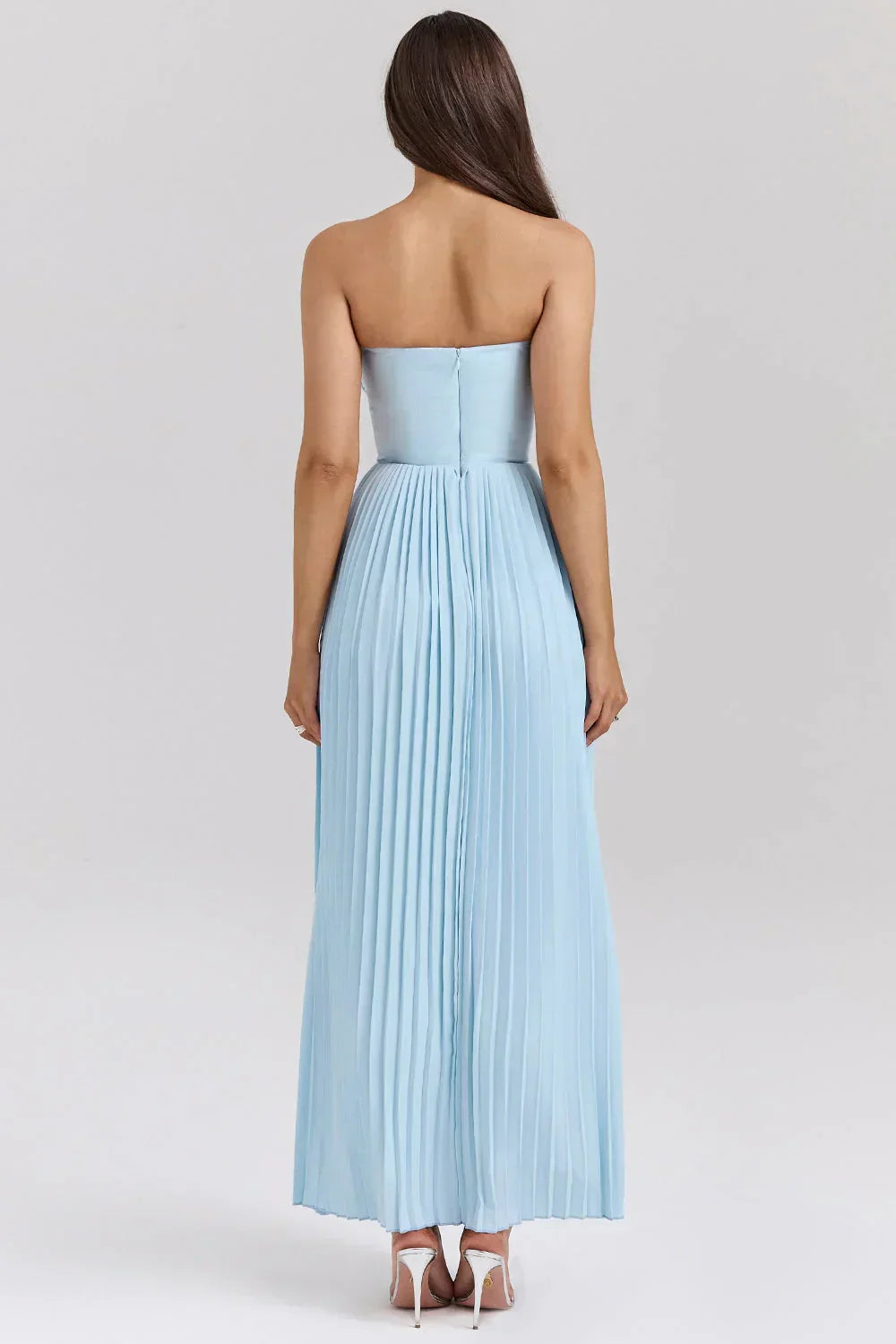Vestido Maxi Aurora — Plisado Escultural
