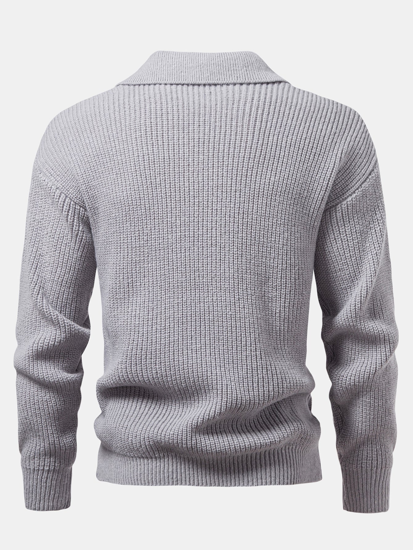 Camisa Polo de punto texturizado de manga larga