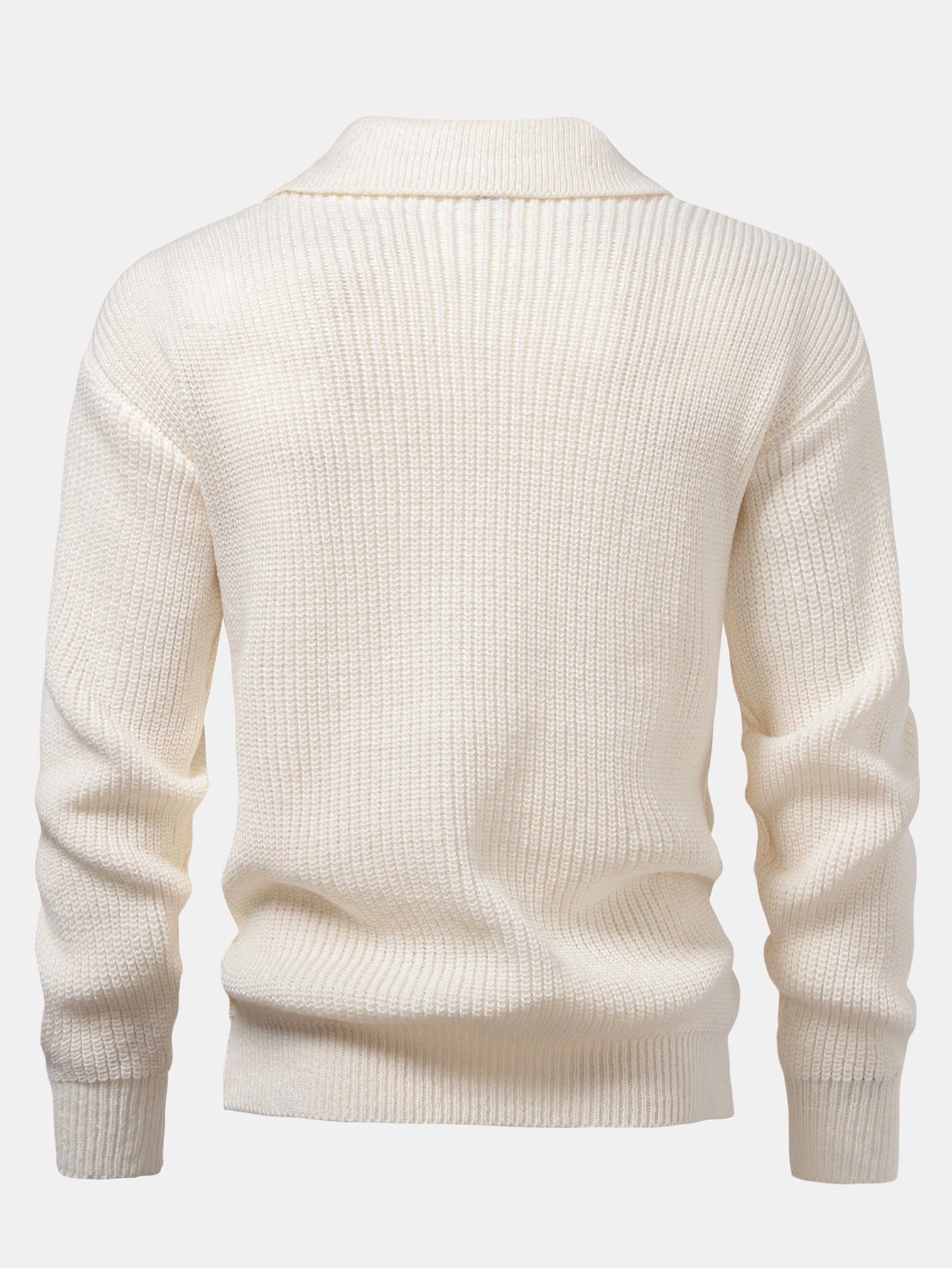Camisa Polo de punto texturizado de manga larga