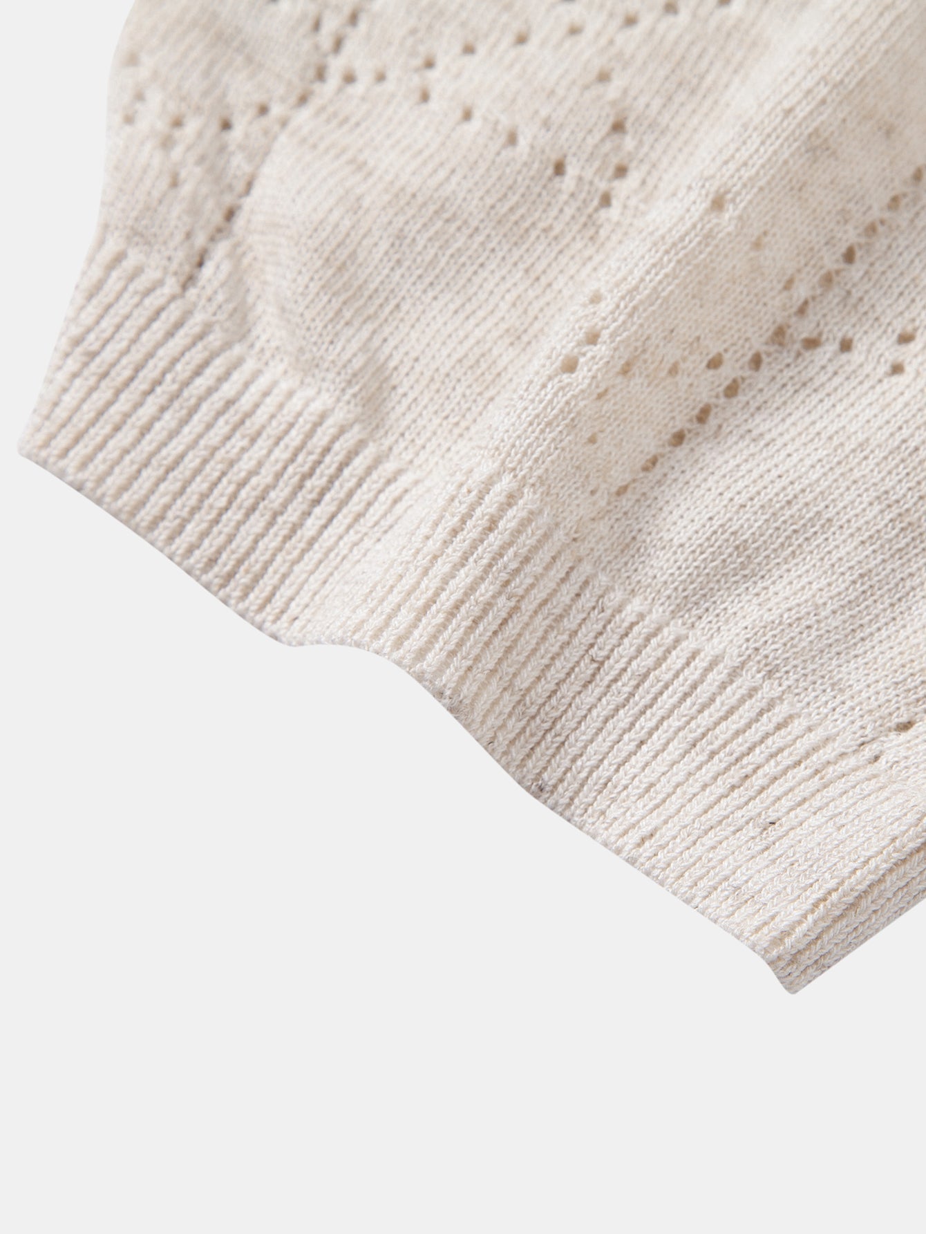 Geometry Open Knit T-Shirt