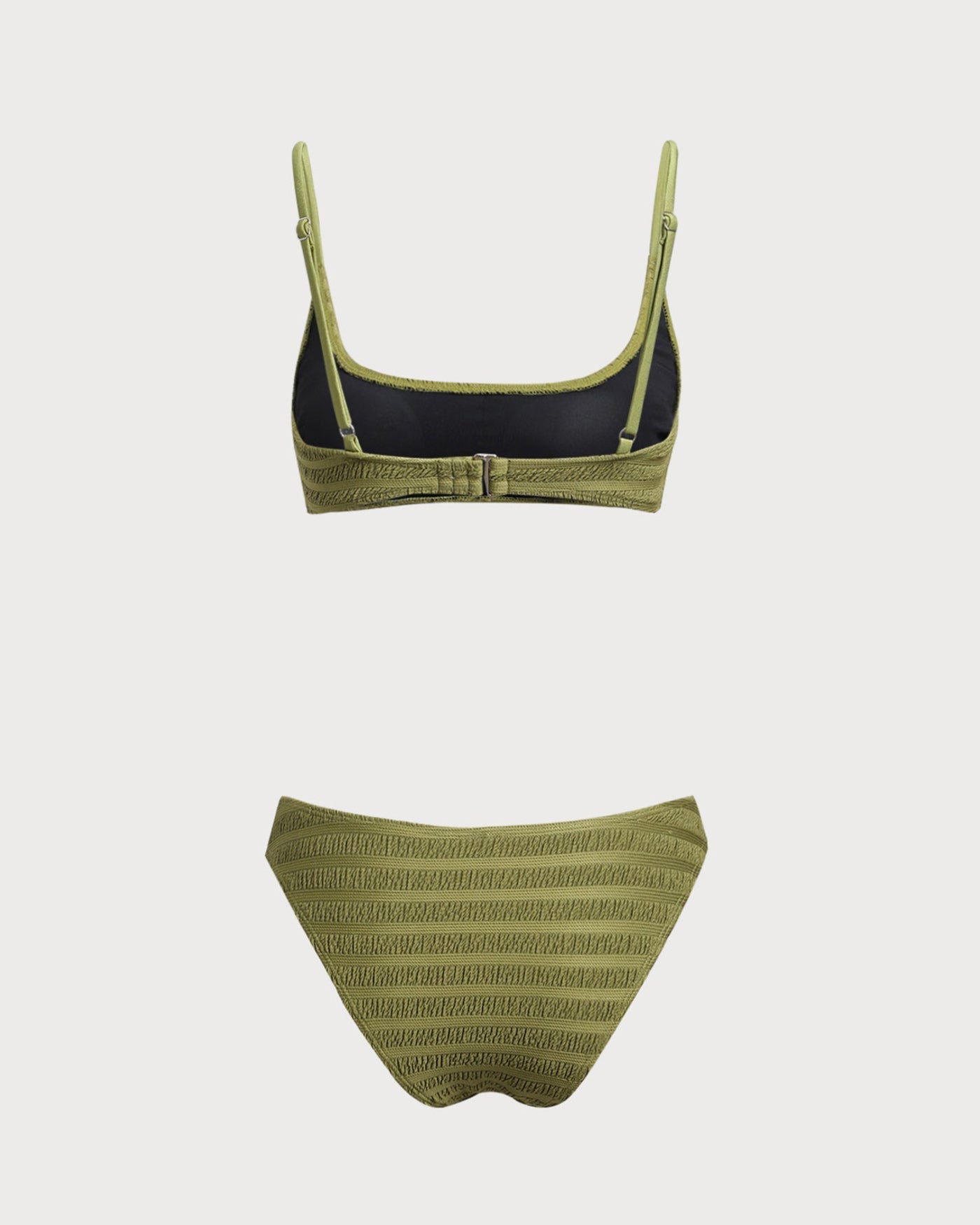 Bikini con Volantes — Verde Militar