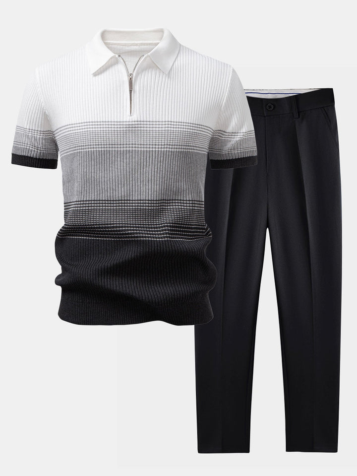 gris y negro