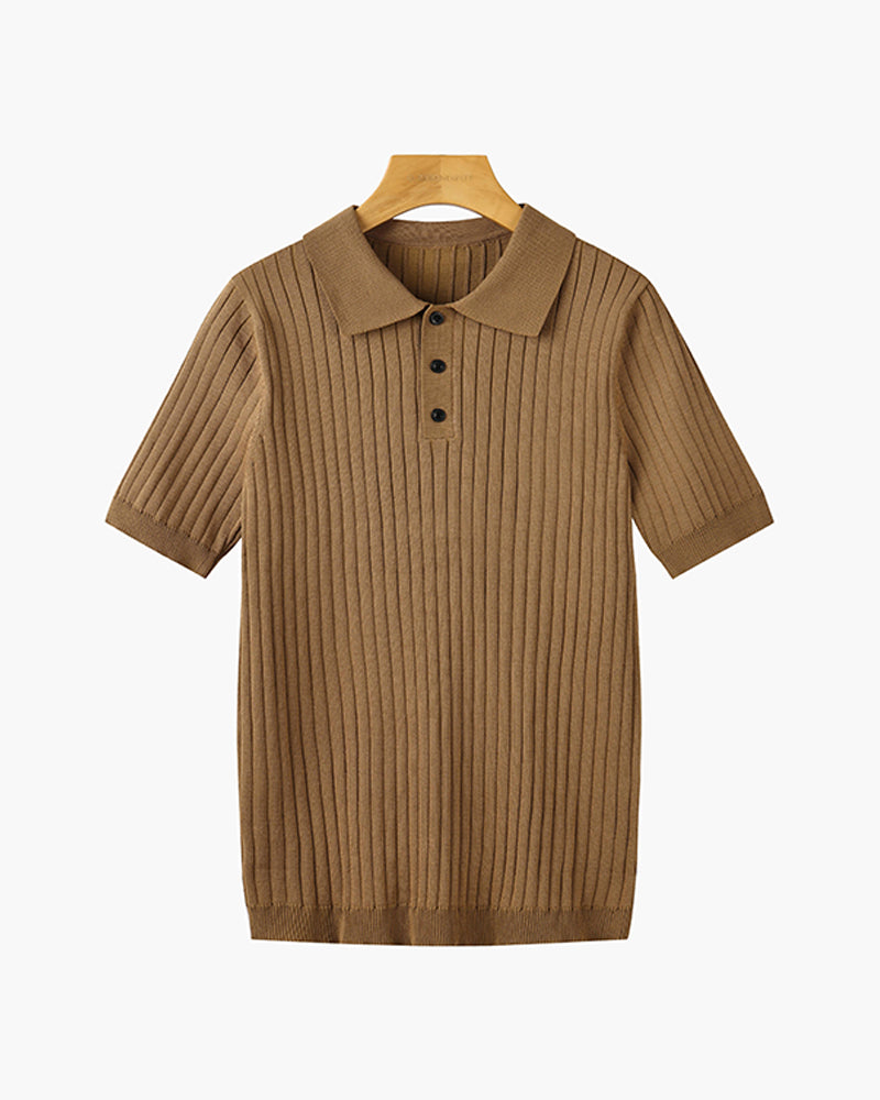 Polo de Punto — Marrón