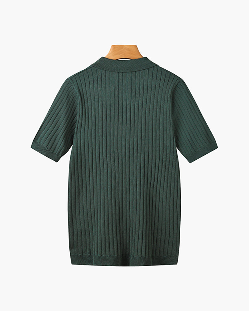 Polo de Punto — Marrón