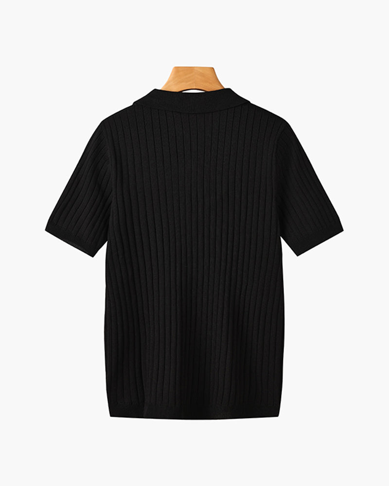 Polo de Punto — Negro