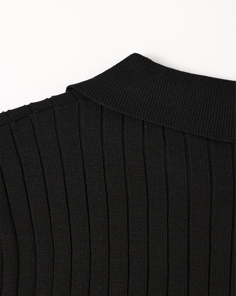 Polo de Punto — Negro
