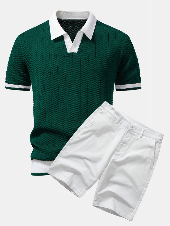 verde oscuro & bianco
