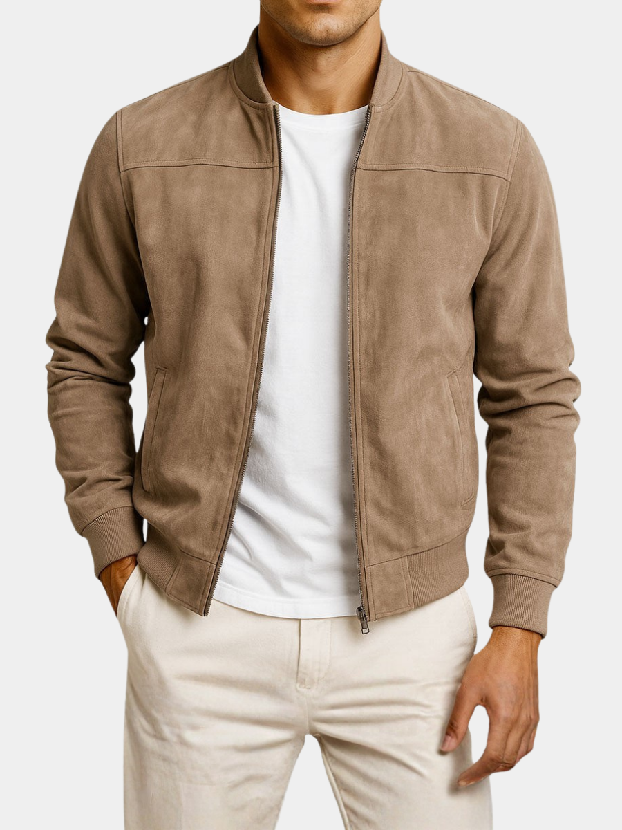 Chaqueta de ante – Marrón