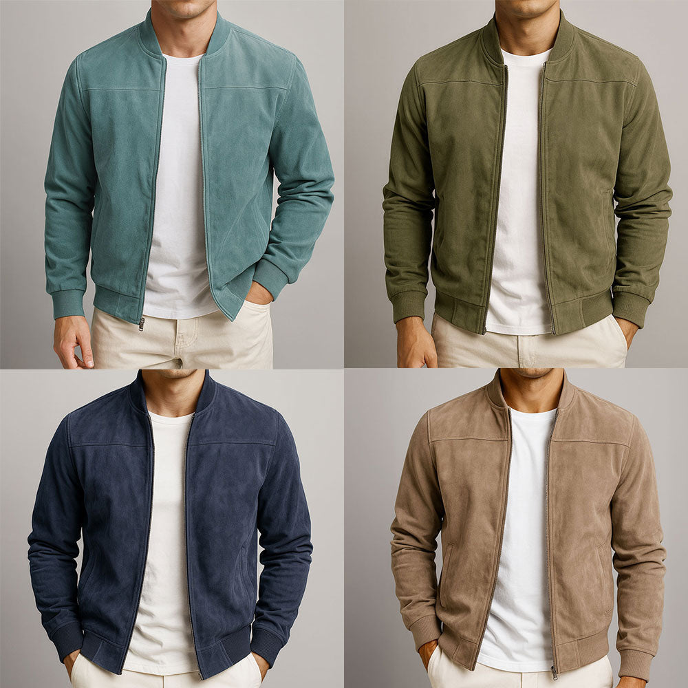 Chaqueta de ante