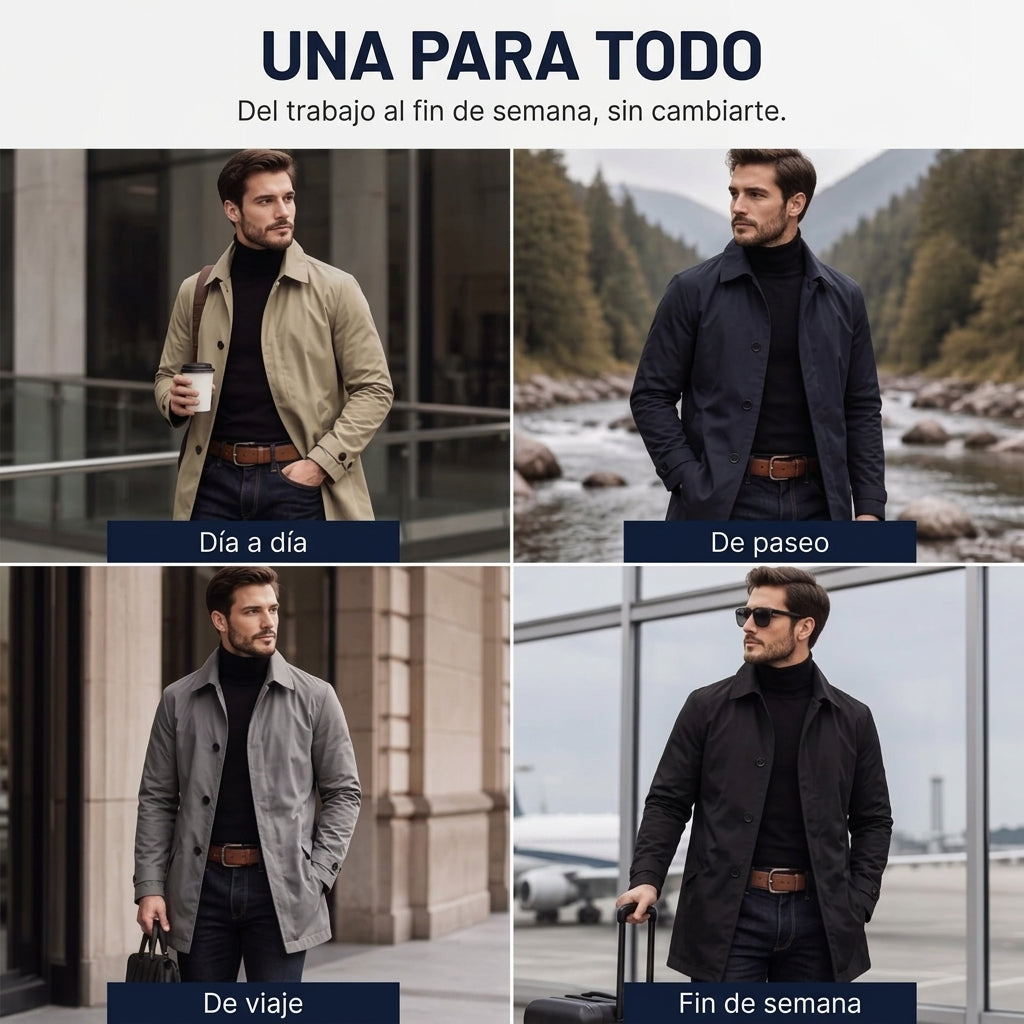 Enzo gabardina, una para todo