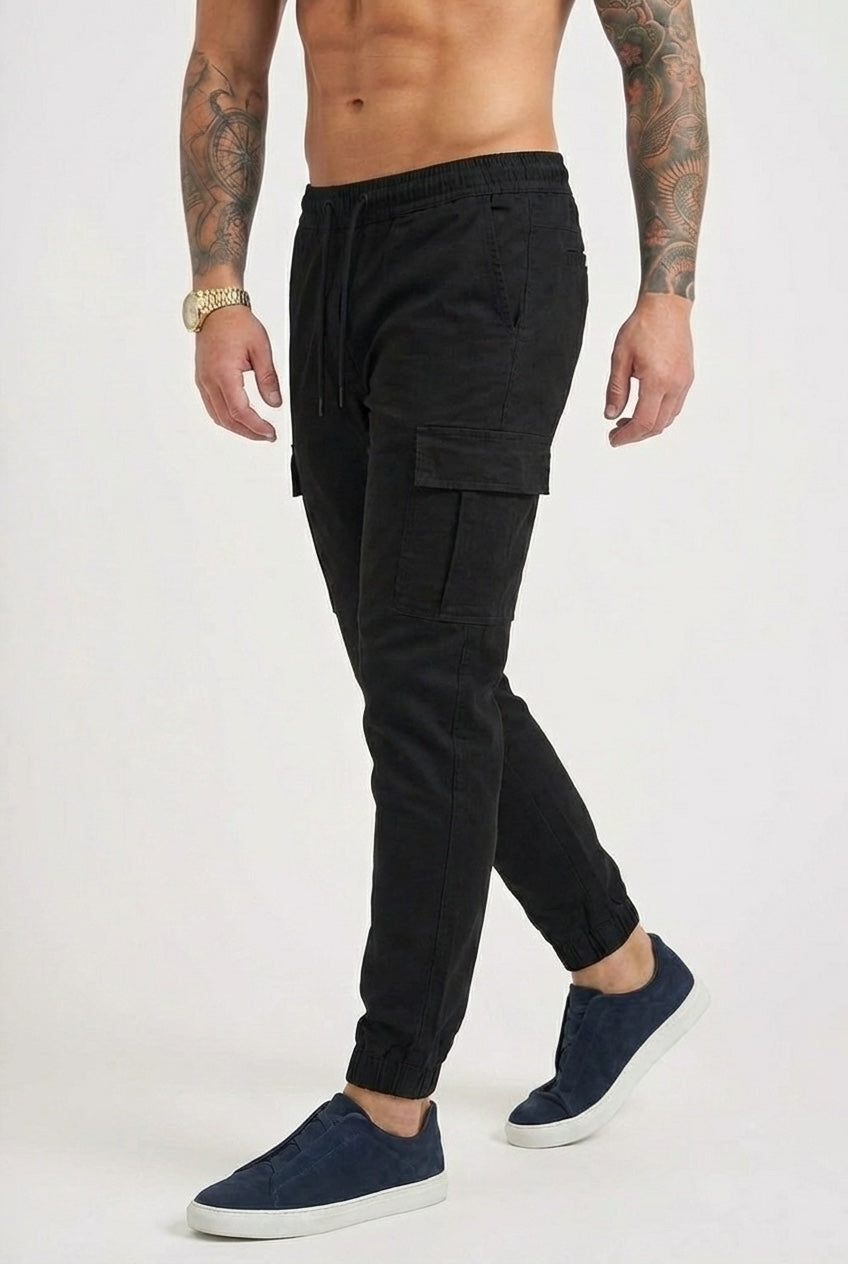 Jogger cargo Olympus – Negro