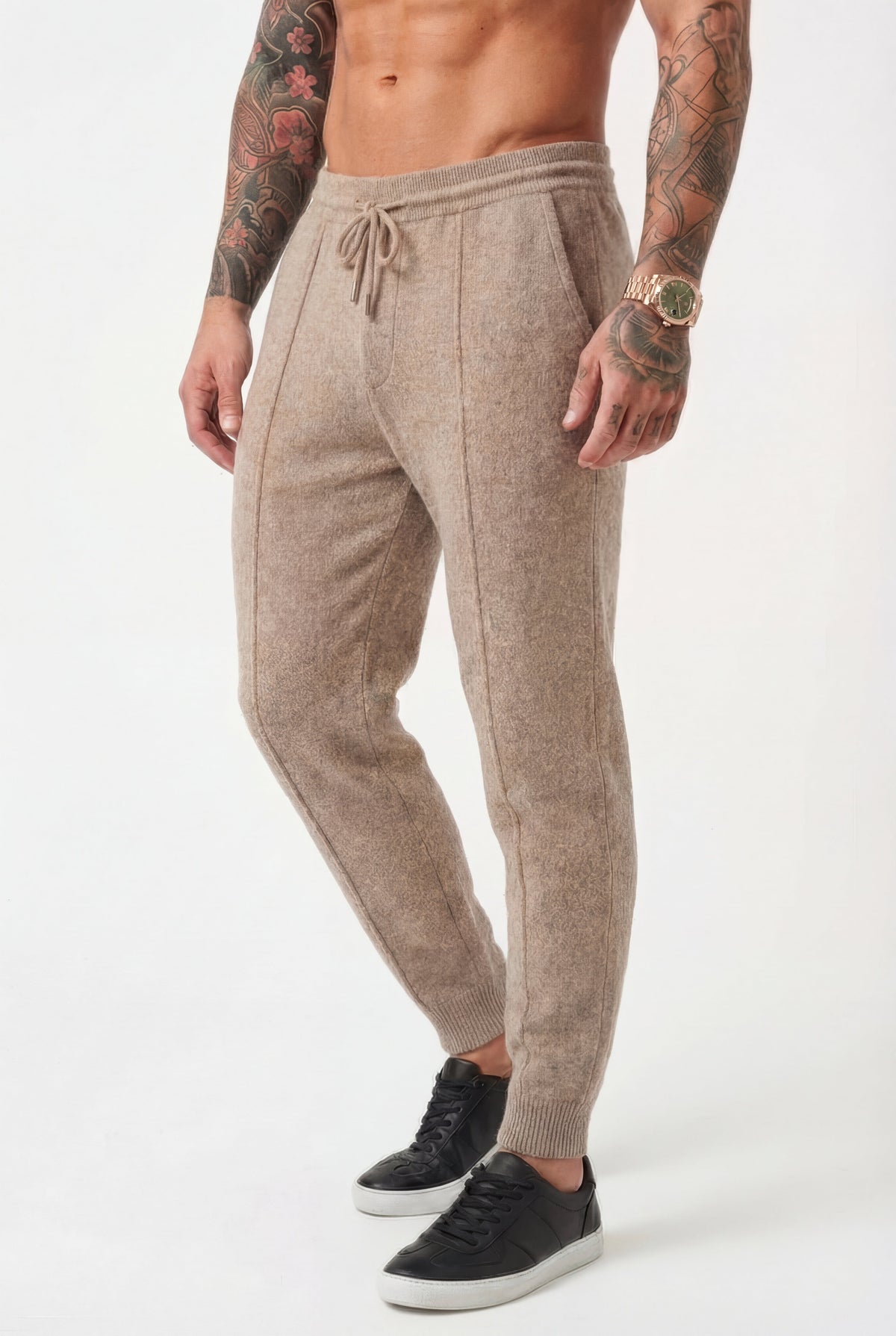 Pantalón Cloud de merino – Beige