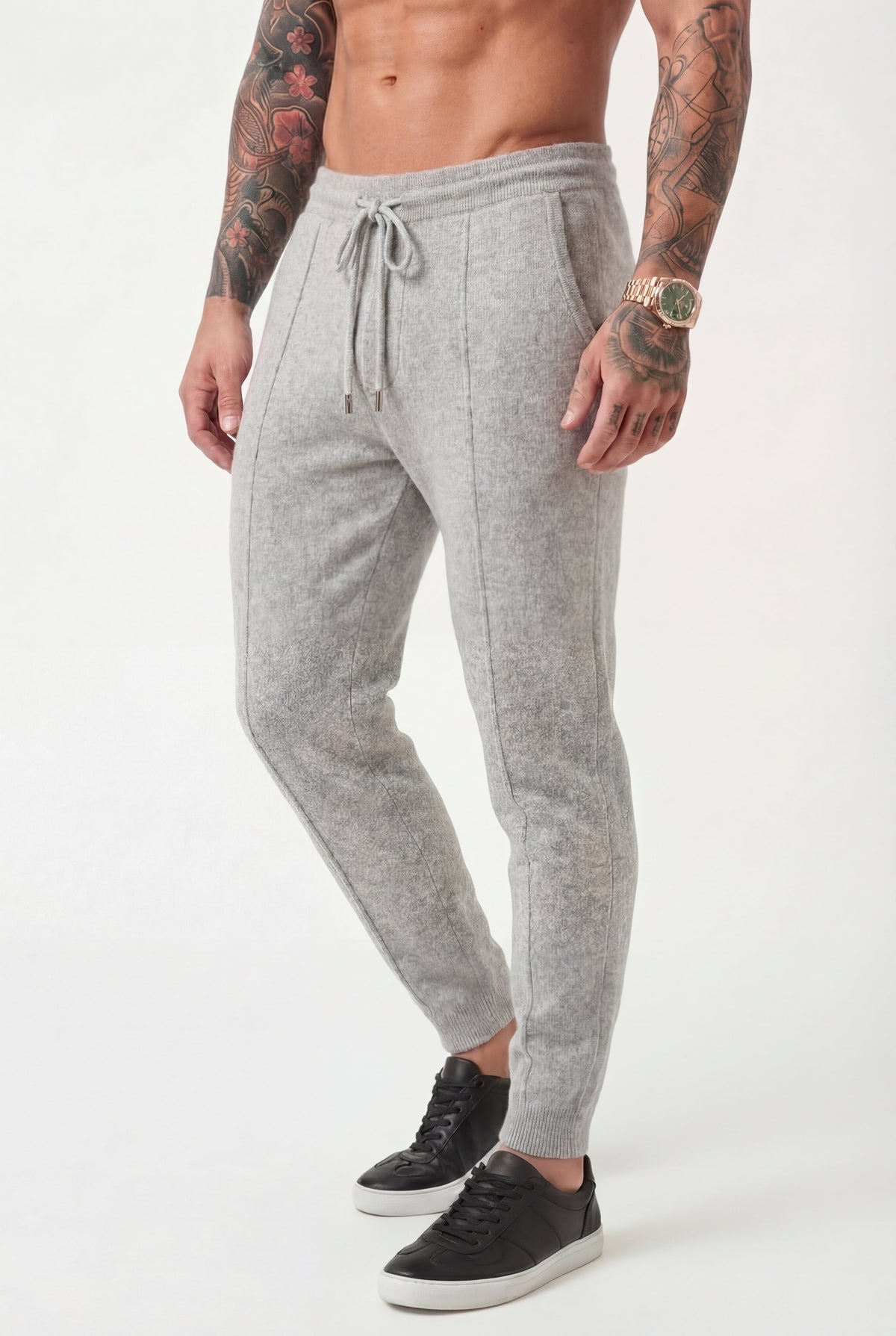 Pantalón Cloud de merino - gris claro