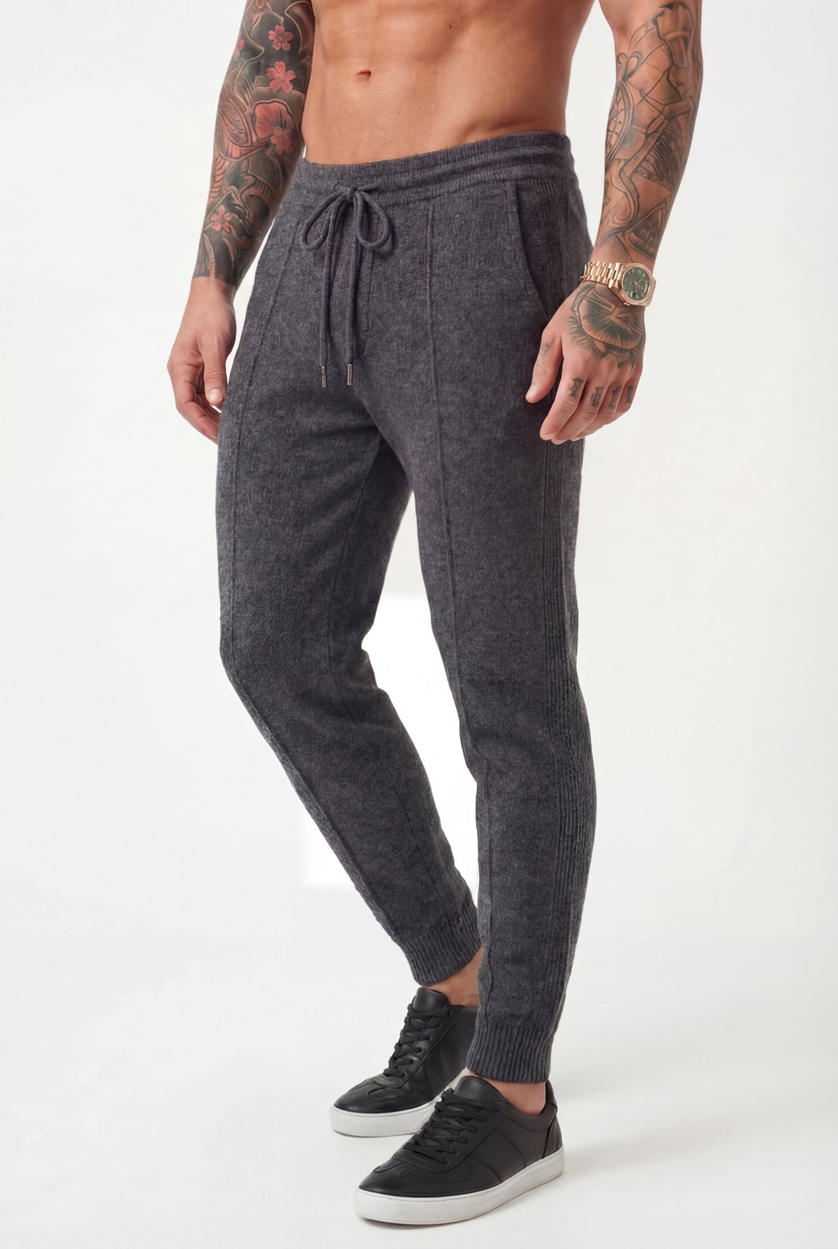 Pantalón Cloud de merino – Gris oscuro