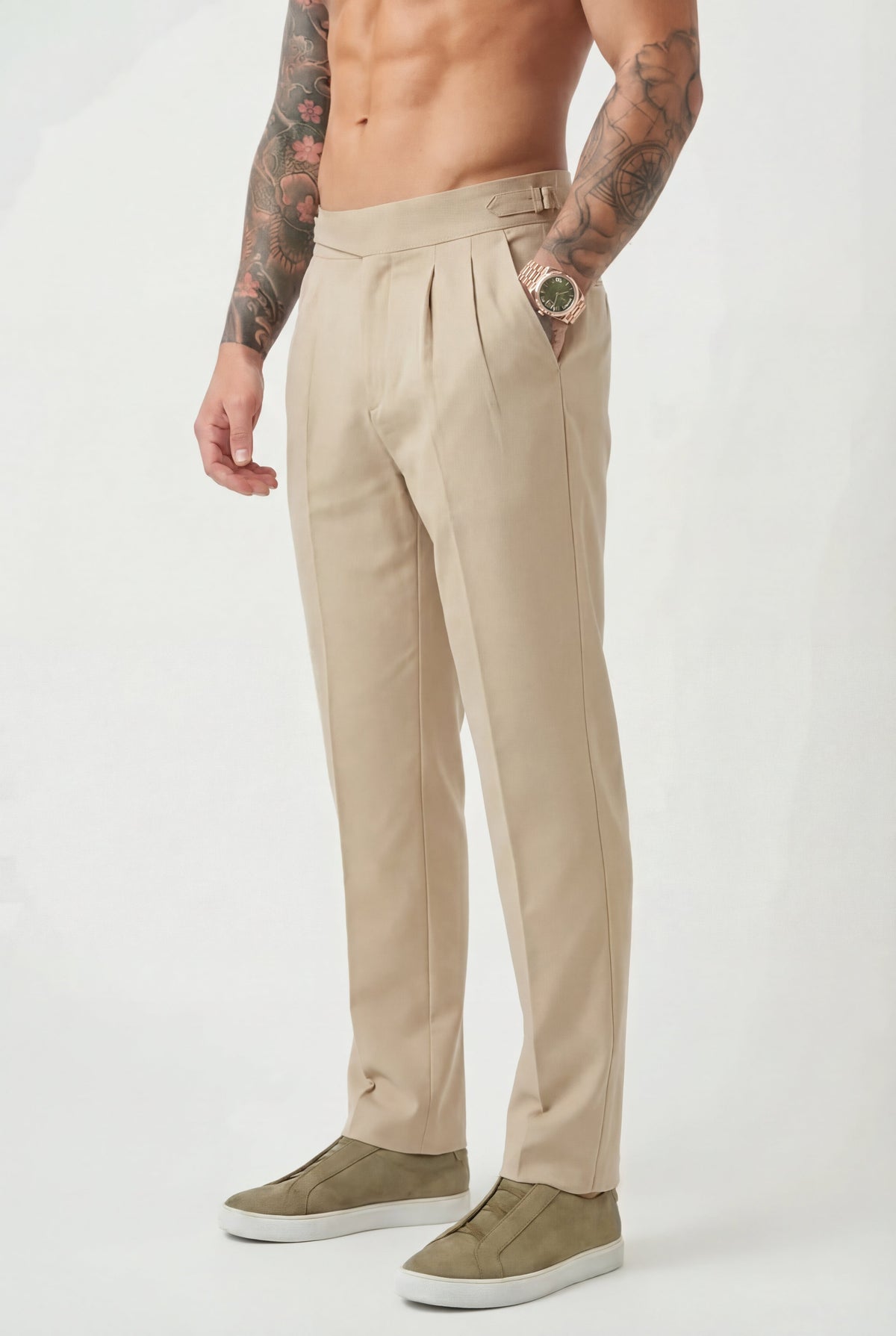 Pantalón Lockhart – Crema
