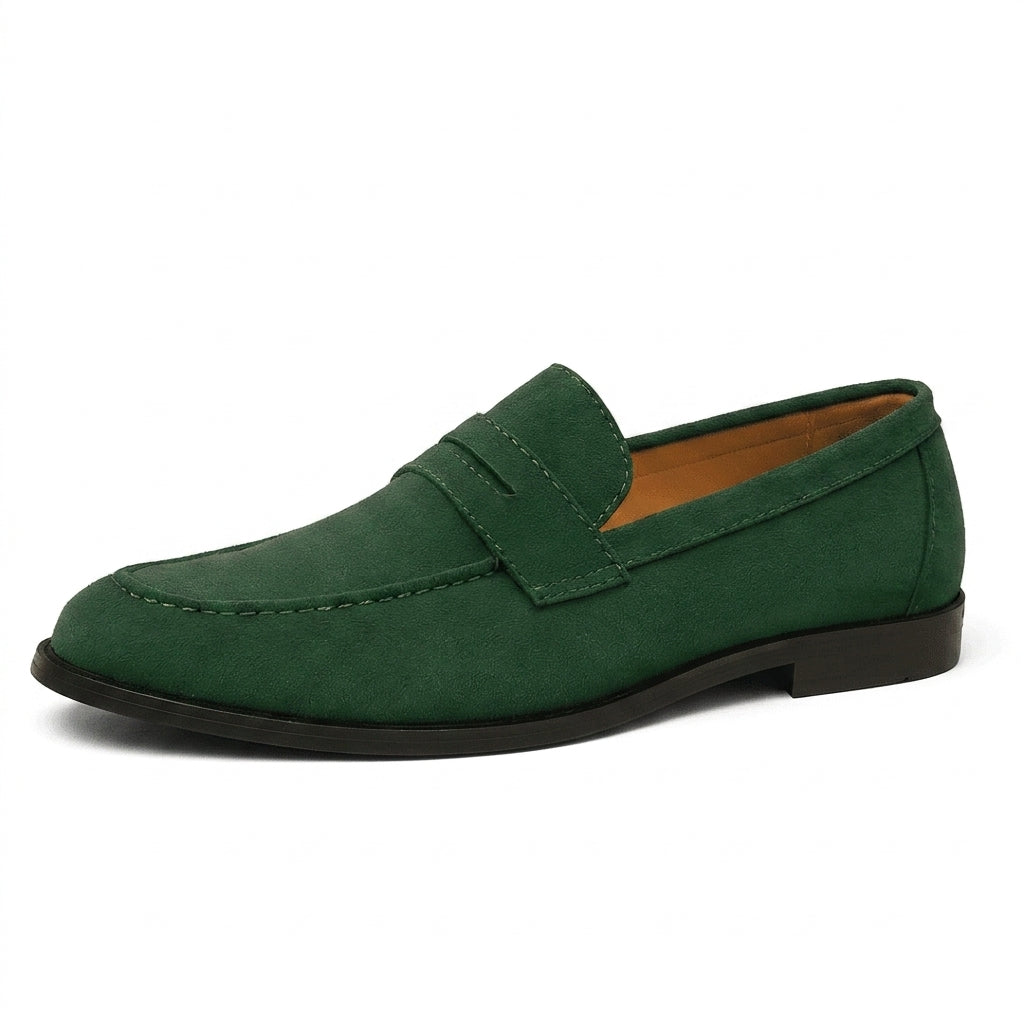 Hombre Mocasines con Antifaz y Costura en la Puntera